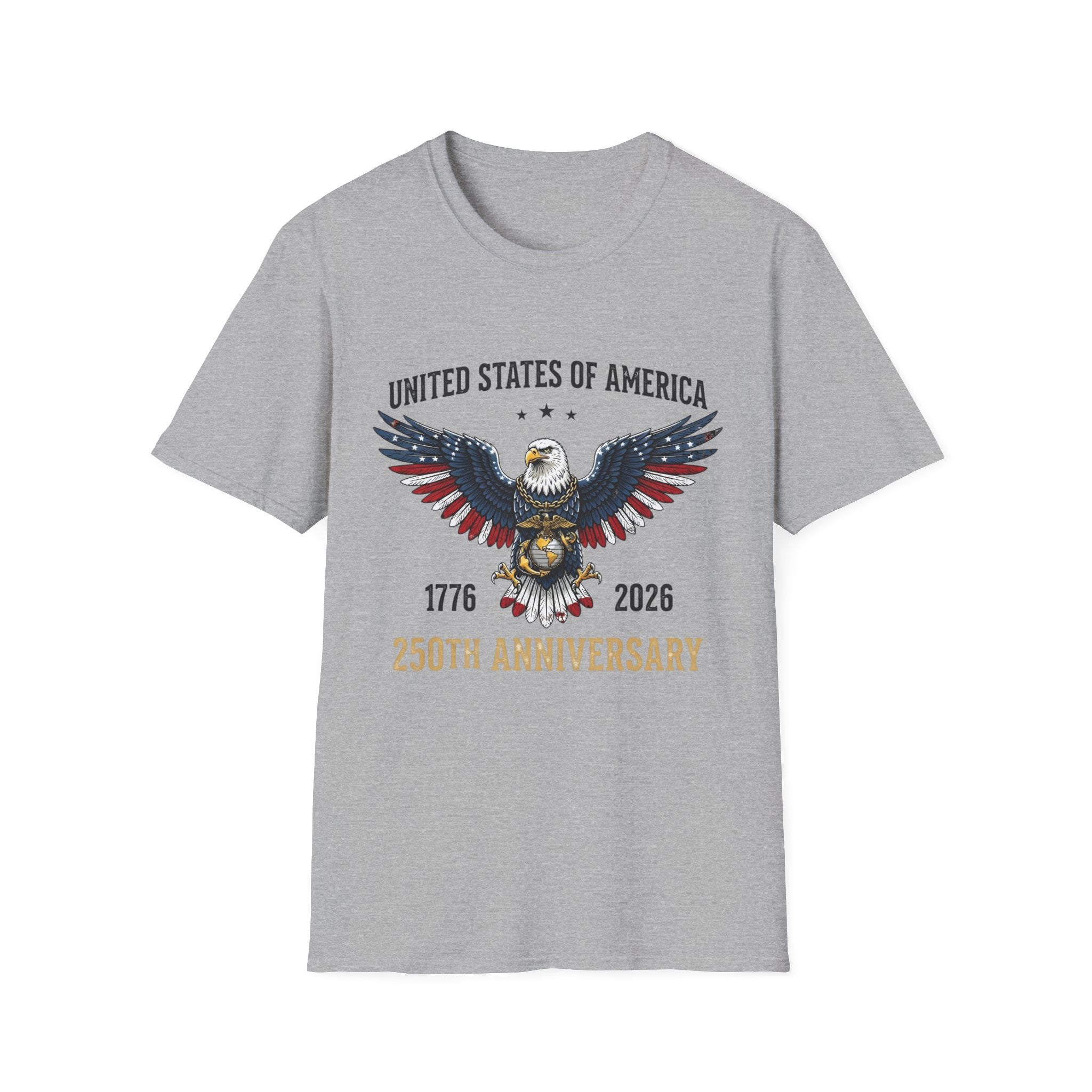 United States of America Eagle T-Shirt — 250th Anniversary 1776–2026 Patriotic Tee