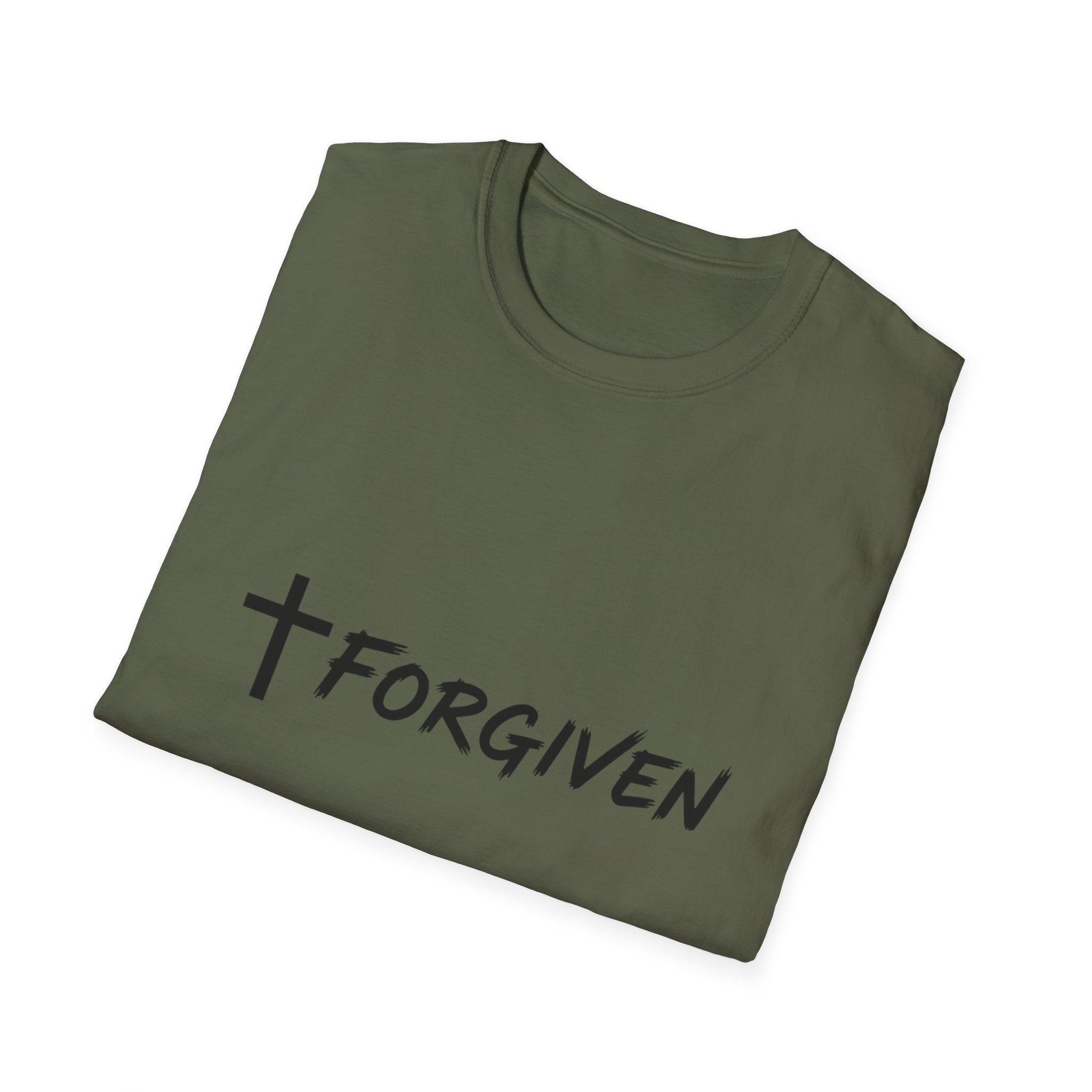 Forgiven Cross T-Shirt — Christian Faith Inspirational Tee