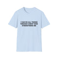 Christian Inspirational T-Shirt — "I Can Do All Things Through Christ"