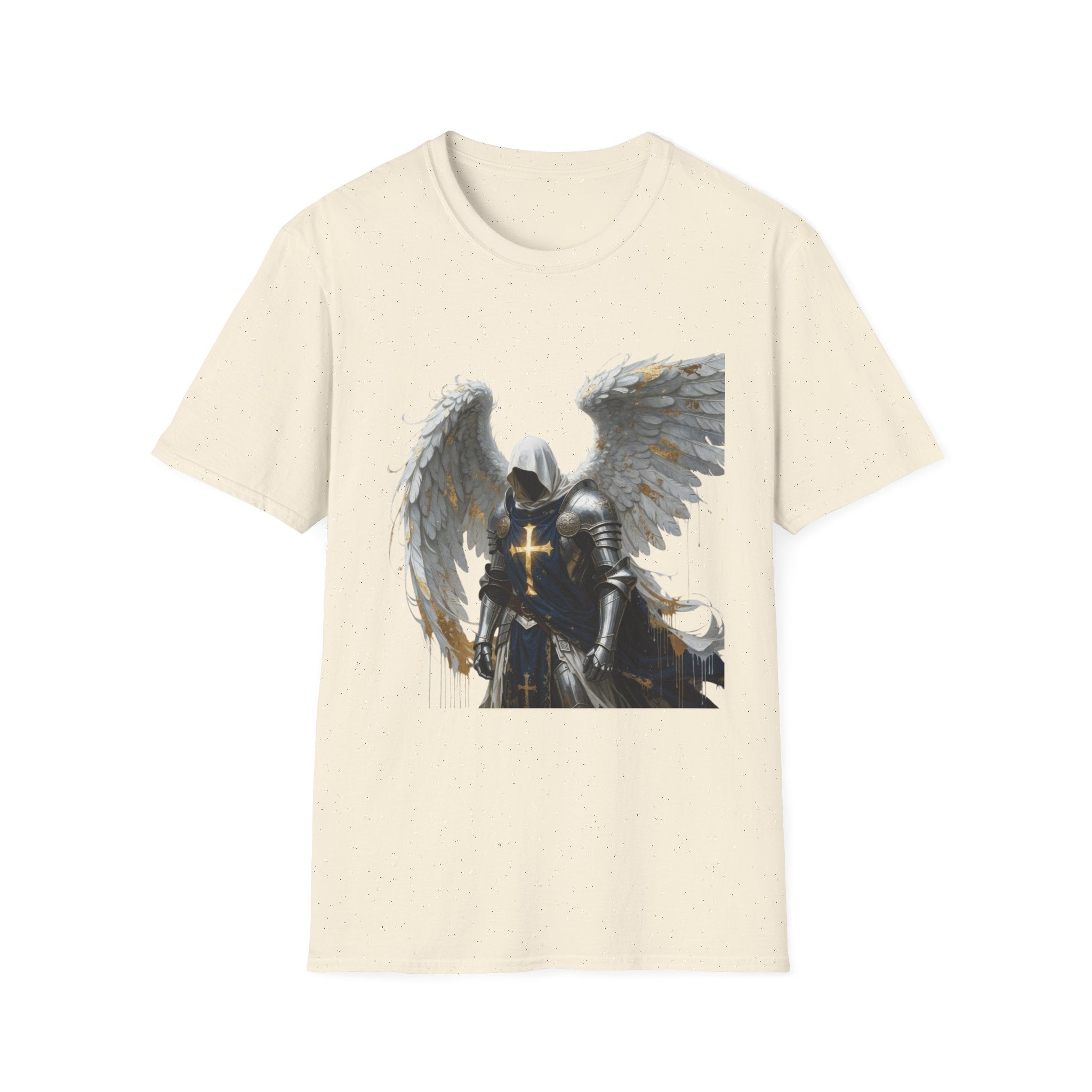 Angel Knight T-Shirt — Gothic Winged Crusader Graphic Tee