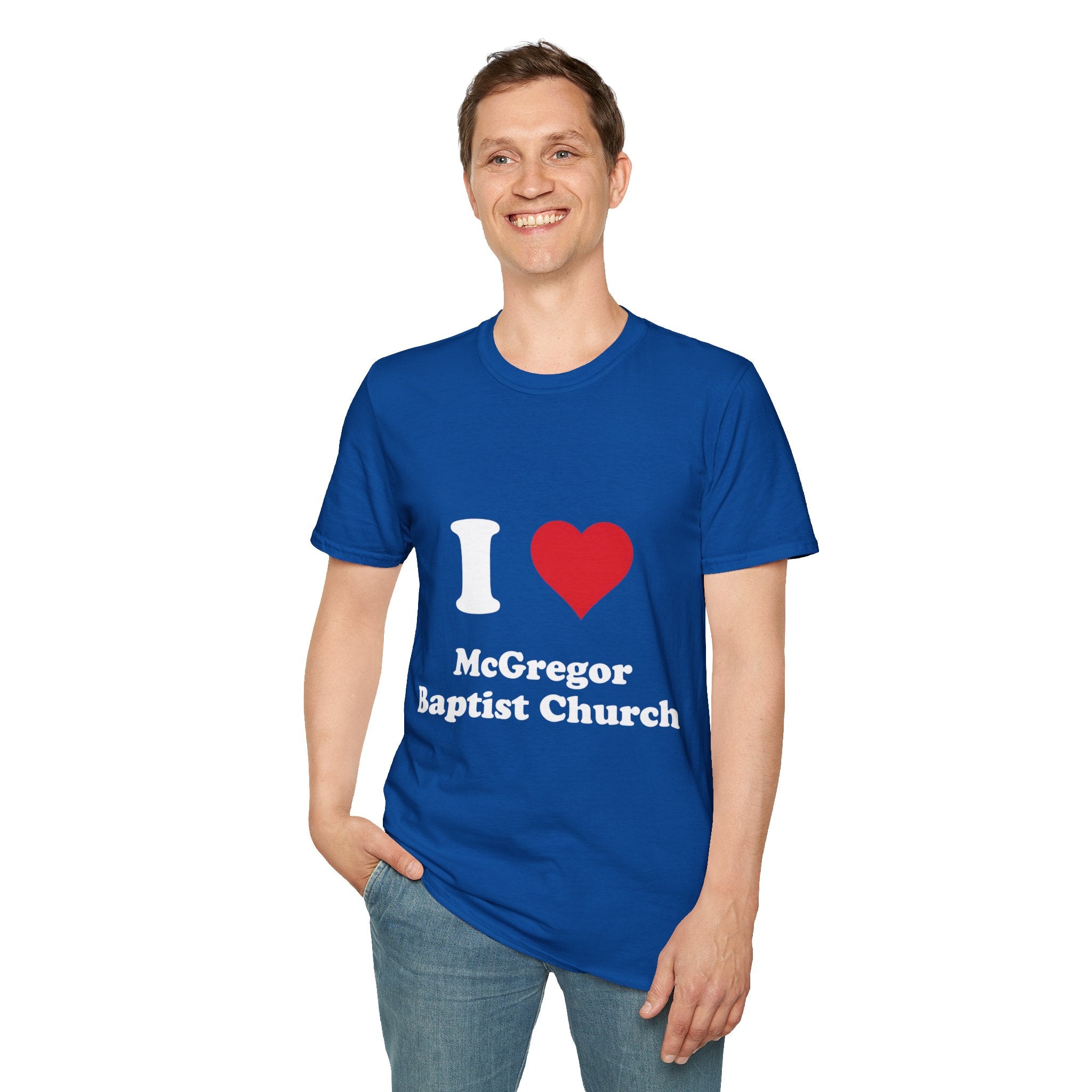 I Heart McGregor Baptist Church T-Shirt — Church Fan Tee