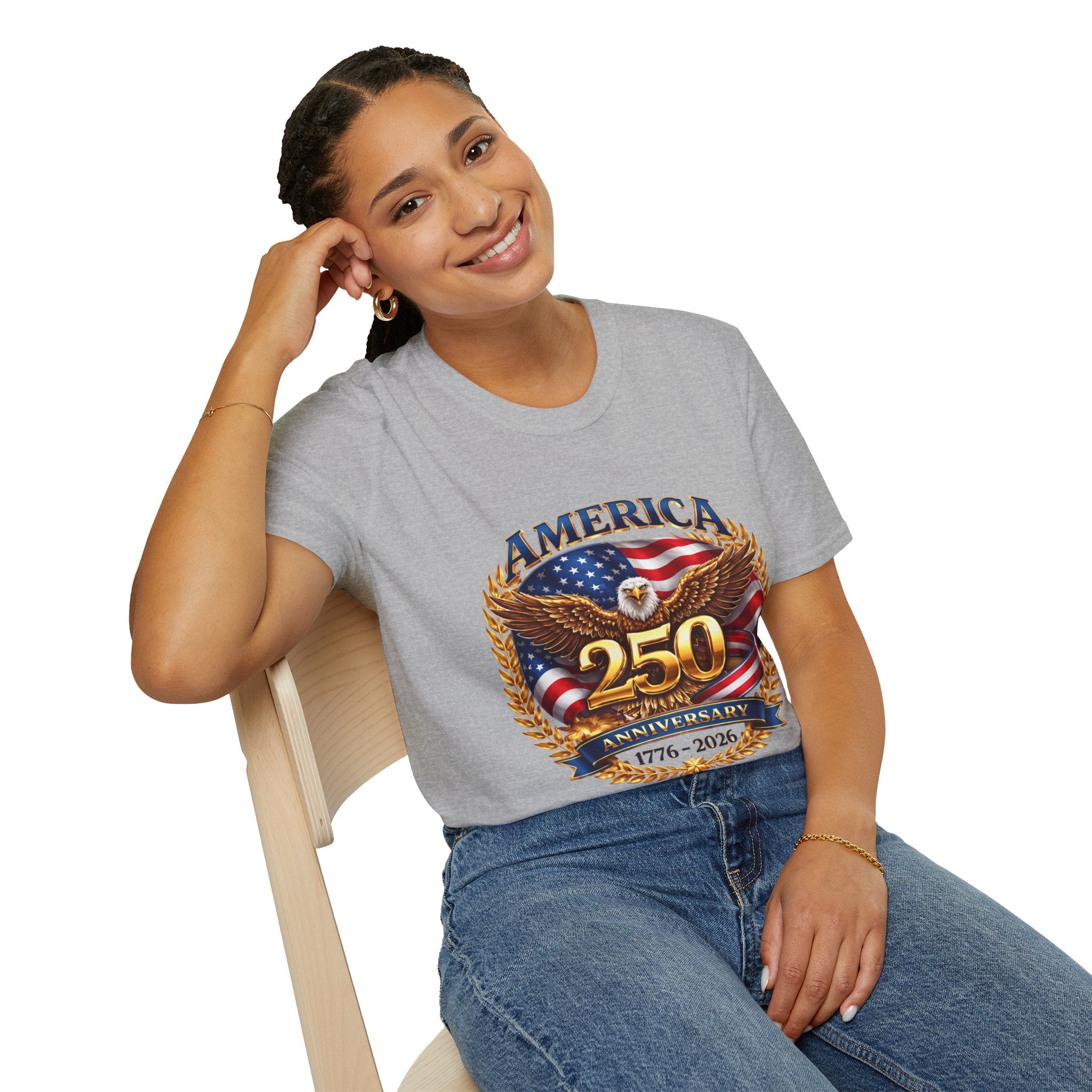 America 250th Anniversary T-Shirt — 1776–2026 Patriotic Eagle Tee