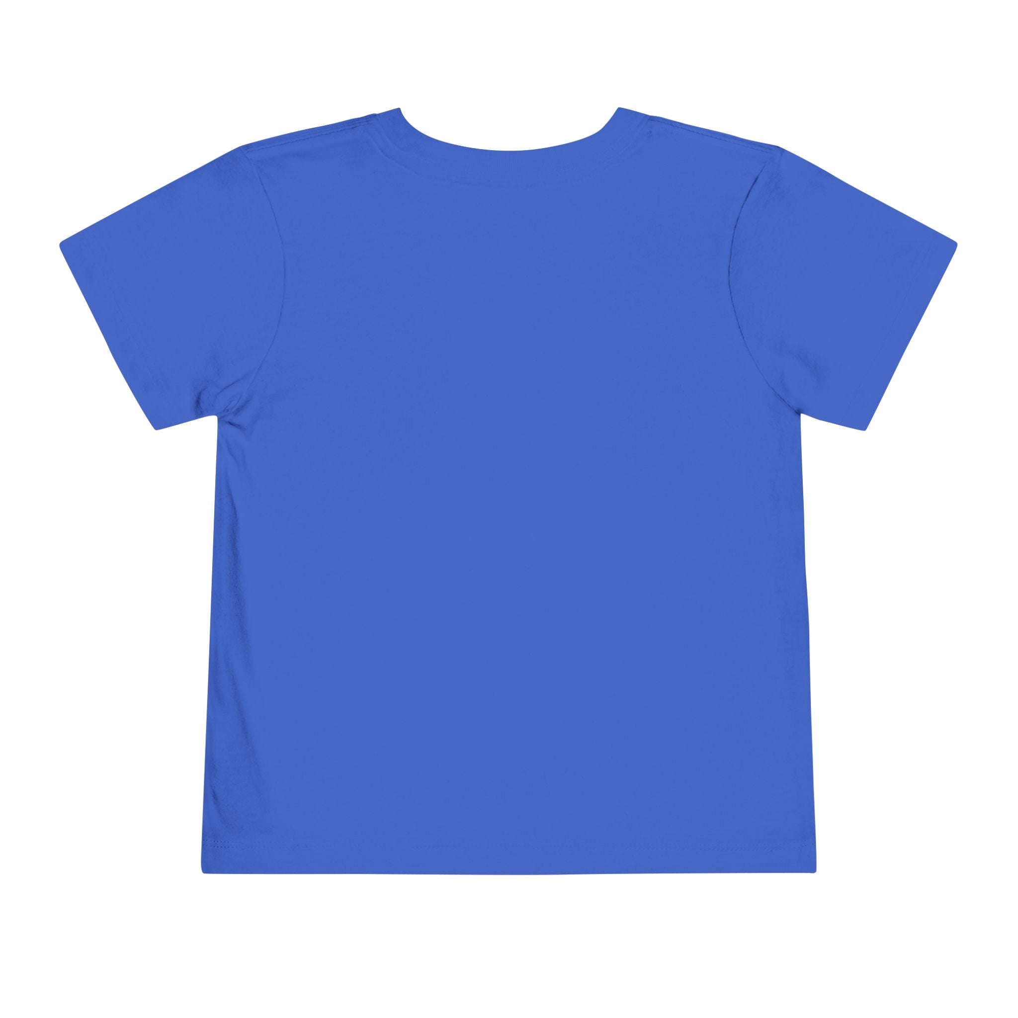 Toddler Tee — "Faith Over Fear" American Flag Cross Graphic