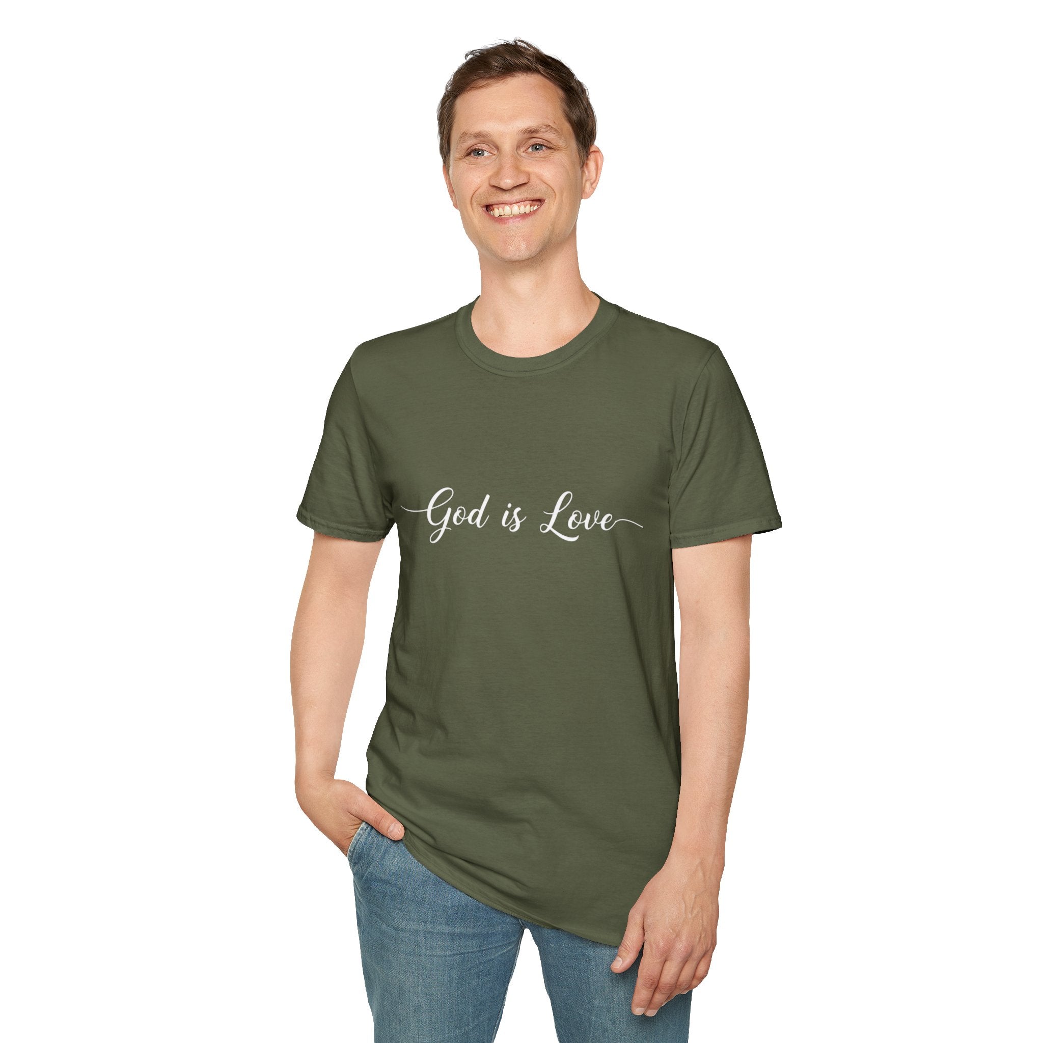 God Is Love T-Shirt — Faith-Based Christian Tee, Inspirational Scripture Shirt