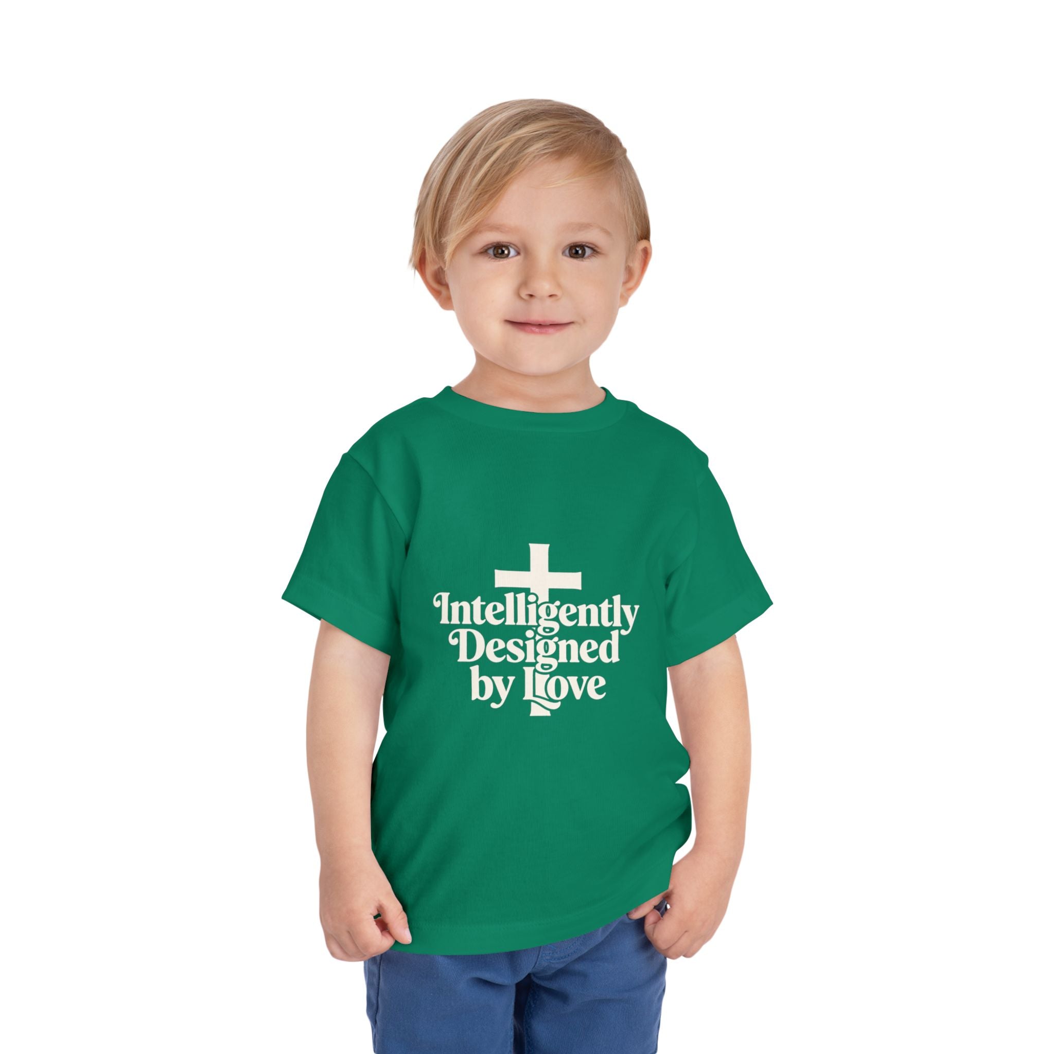 Toddler Tee — "Intelligently Designed by Love" Toddler Shirt