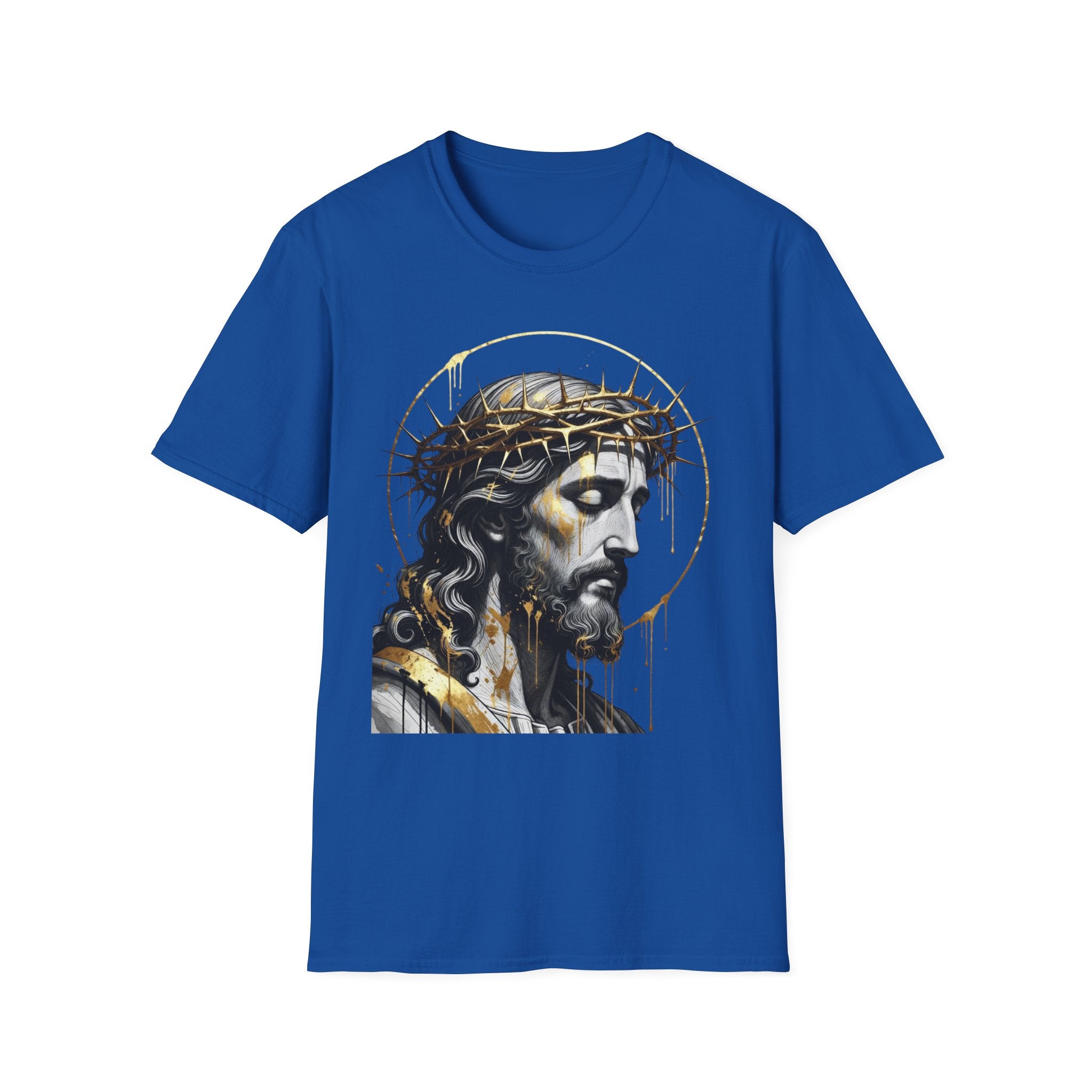 Jesus Portrait T-Shirt — Crown of Thorns Christian Tee