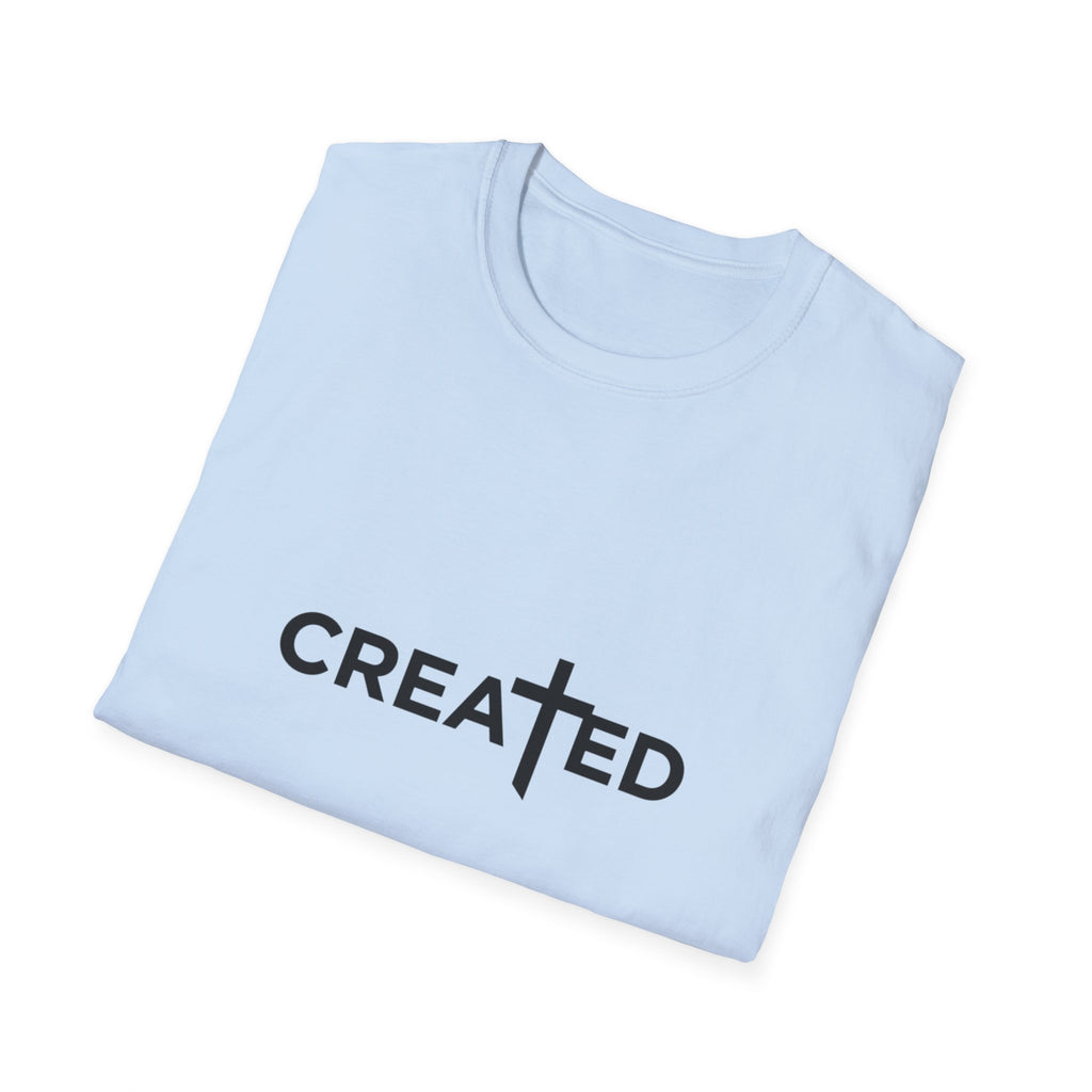 Created Cross T-Shirt — Christian Faith Graphic Tee