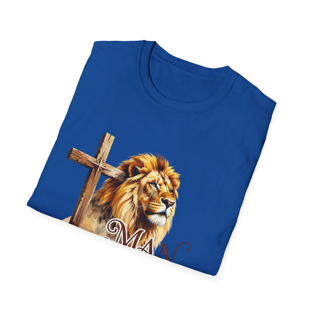 Man of Faith T-Shirt — Lion & Cross Christian Faith Tee