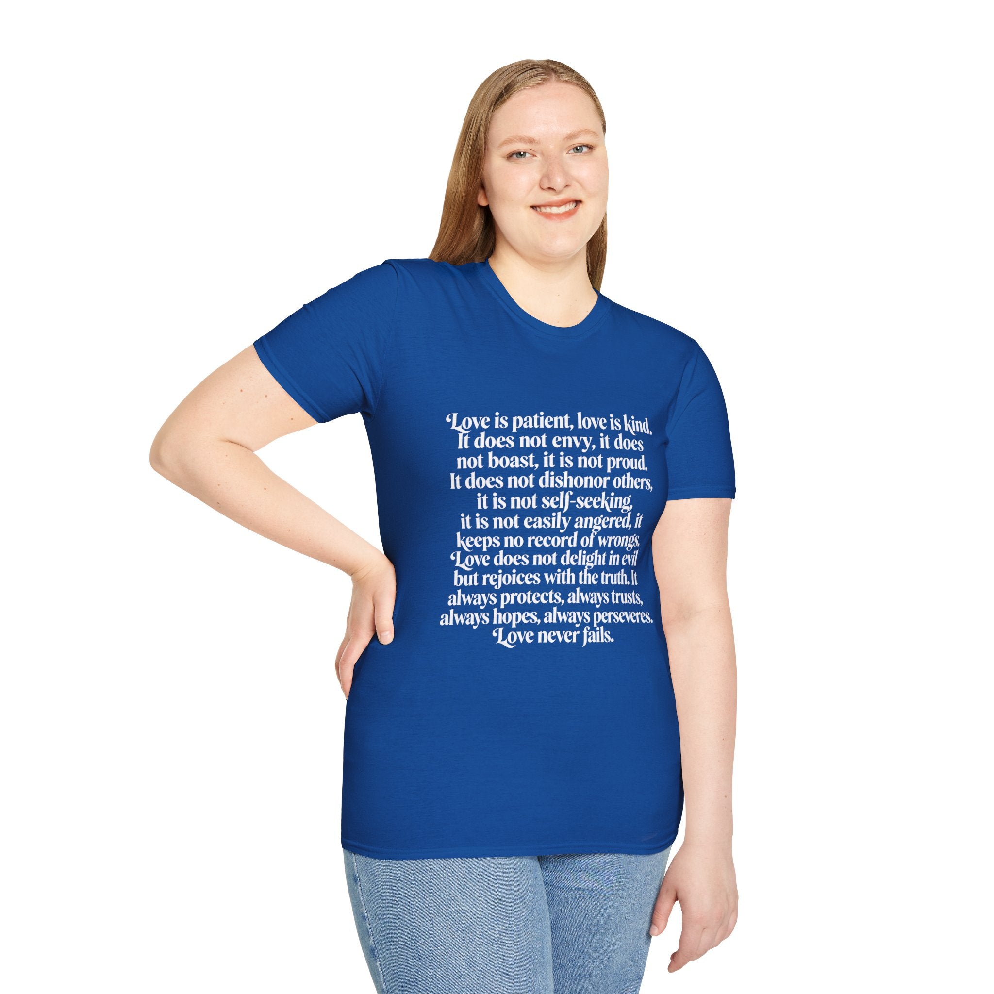 Love Is Patient Tee — 1 Corinthians 13 Inspirational Christian T-Shirt