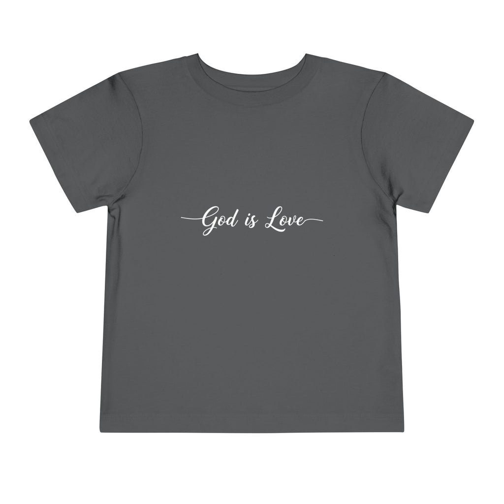 God is Love Toddler Tee — Faith-Based Kids' Short Sleeve Shirt