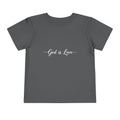 God is Love Toddler Tee — Faith-Based Kids' Short Sleeve Shirt
