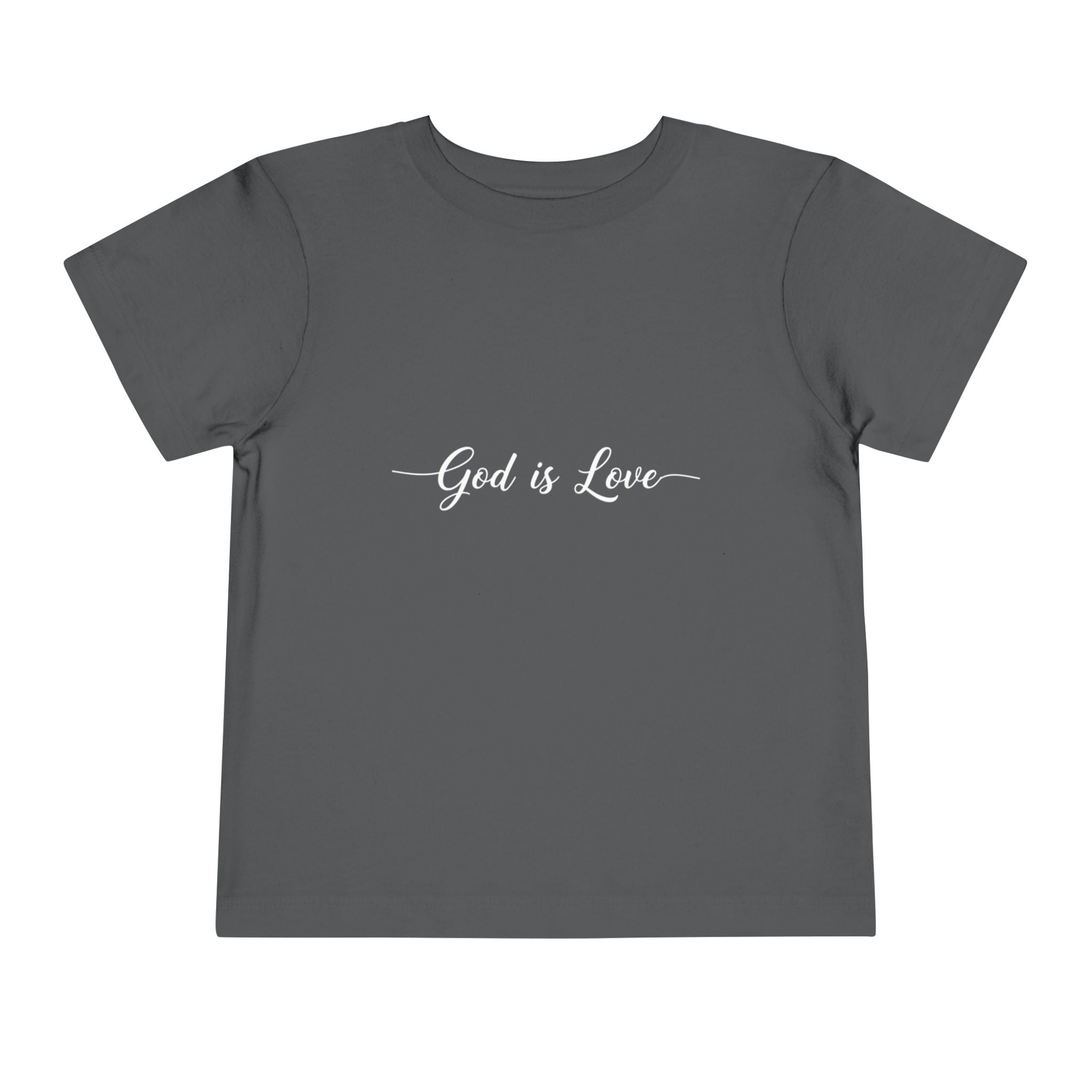 God is Love Toddler Tee — Faith-Based Kids' Short Sleeve Shirt
