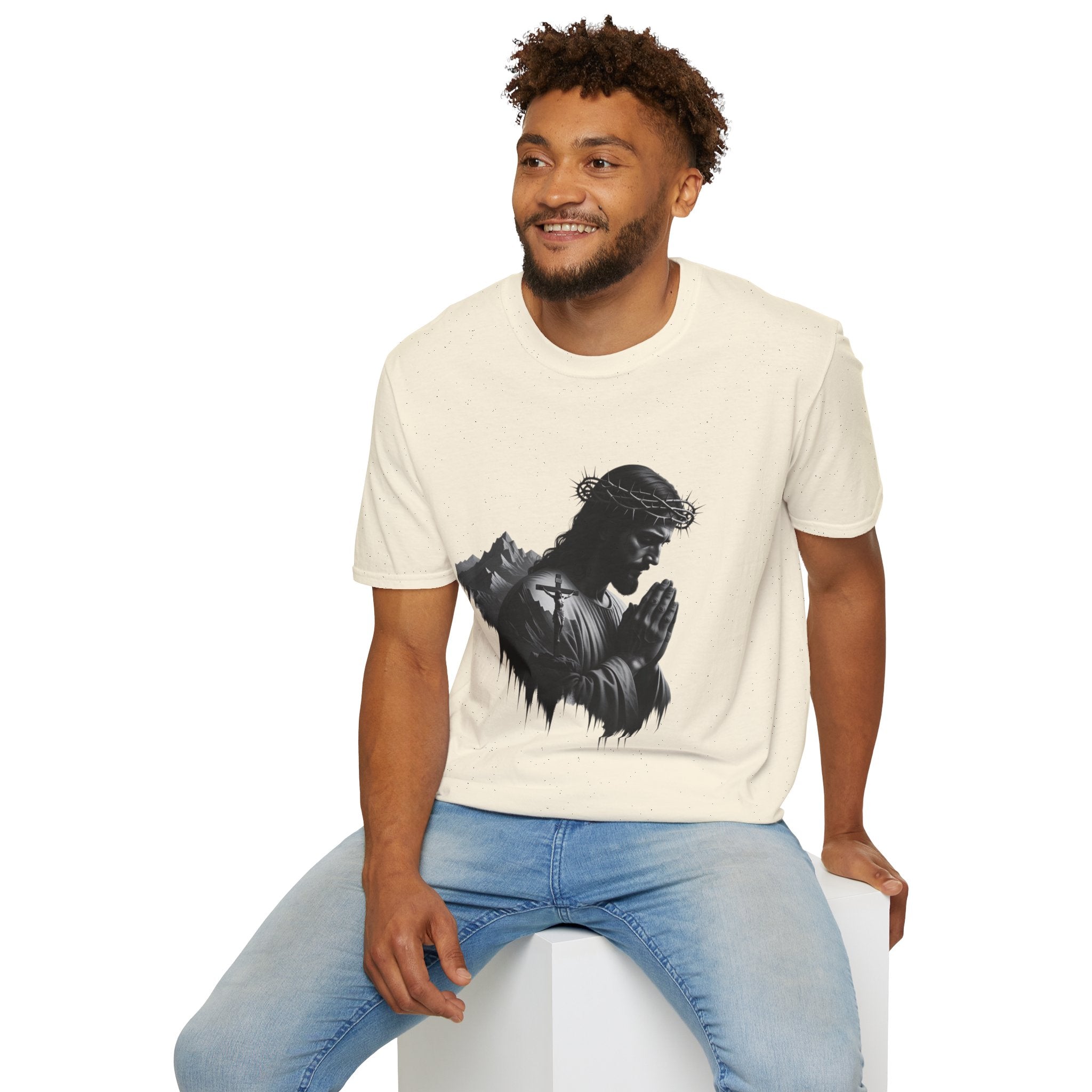 Praying Jesus Graphic T-Shirt