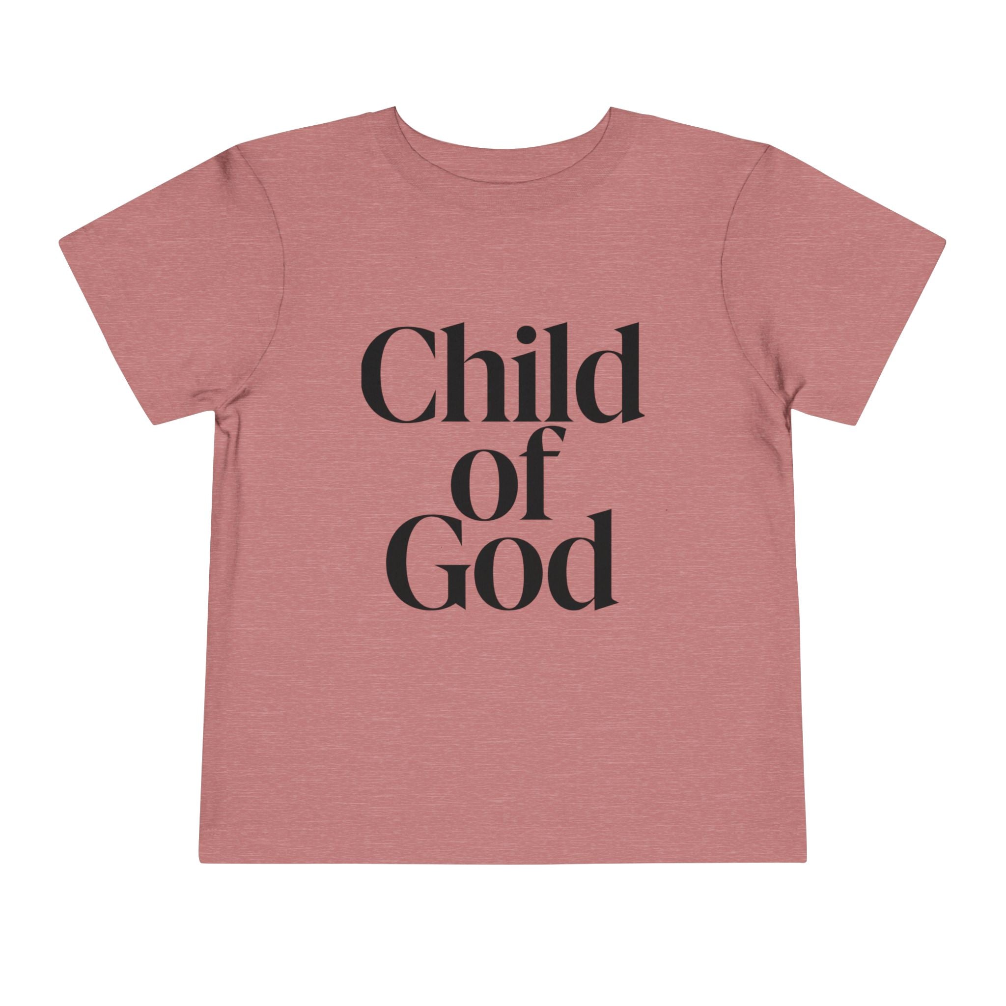 Toddler Tee – "Child of God" Faith Graphic