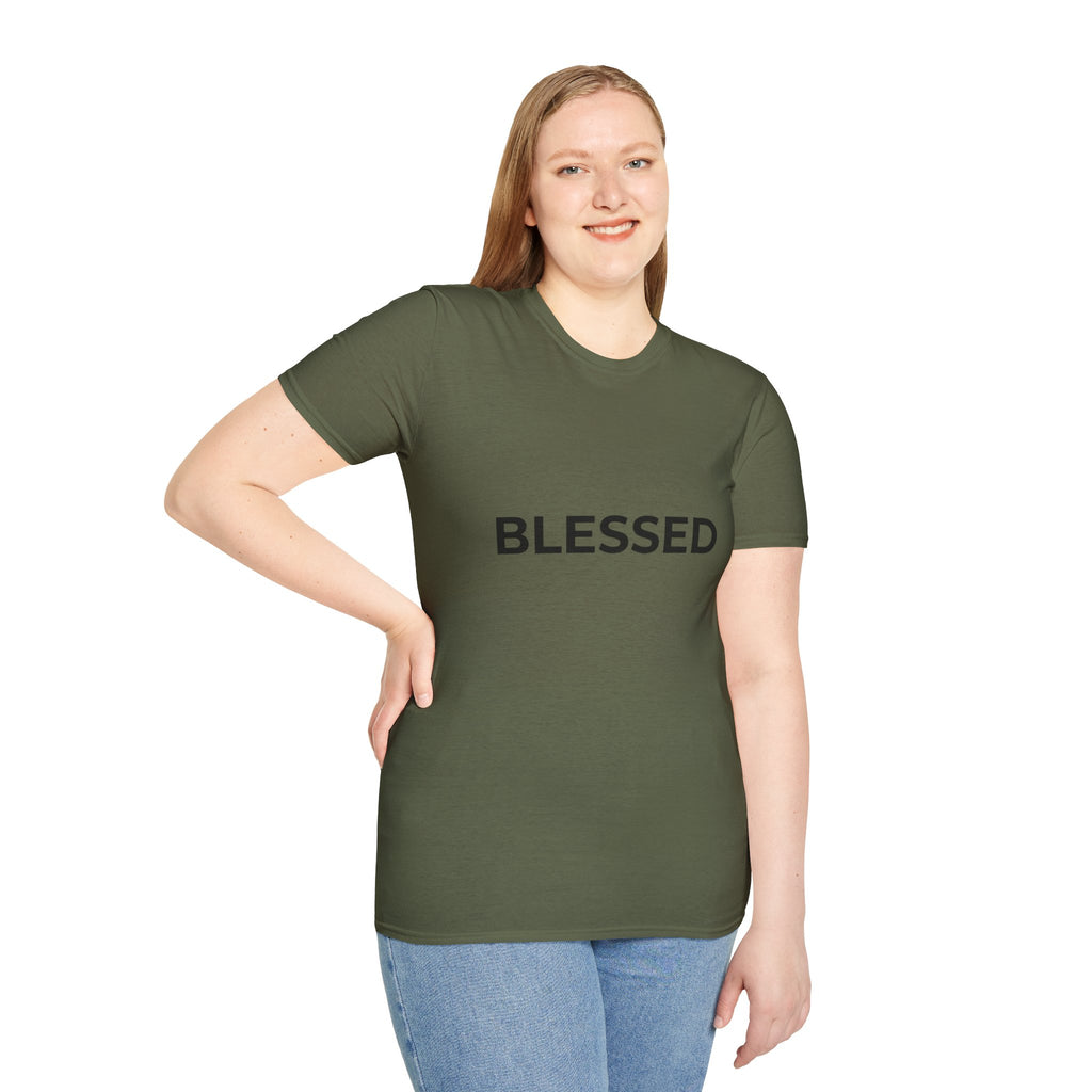 Blessed T-Shirt — Minimal Faith Graphic Tee