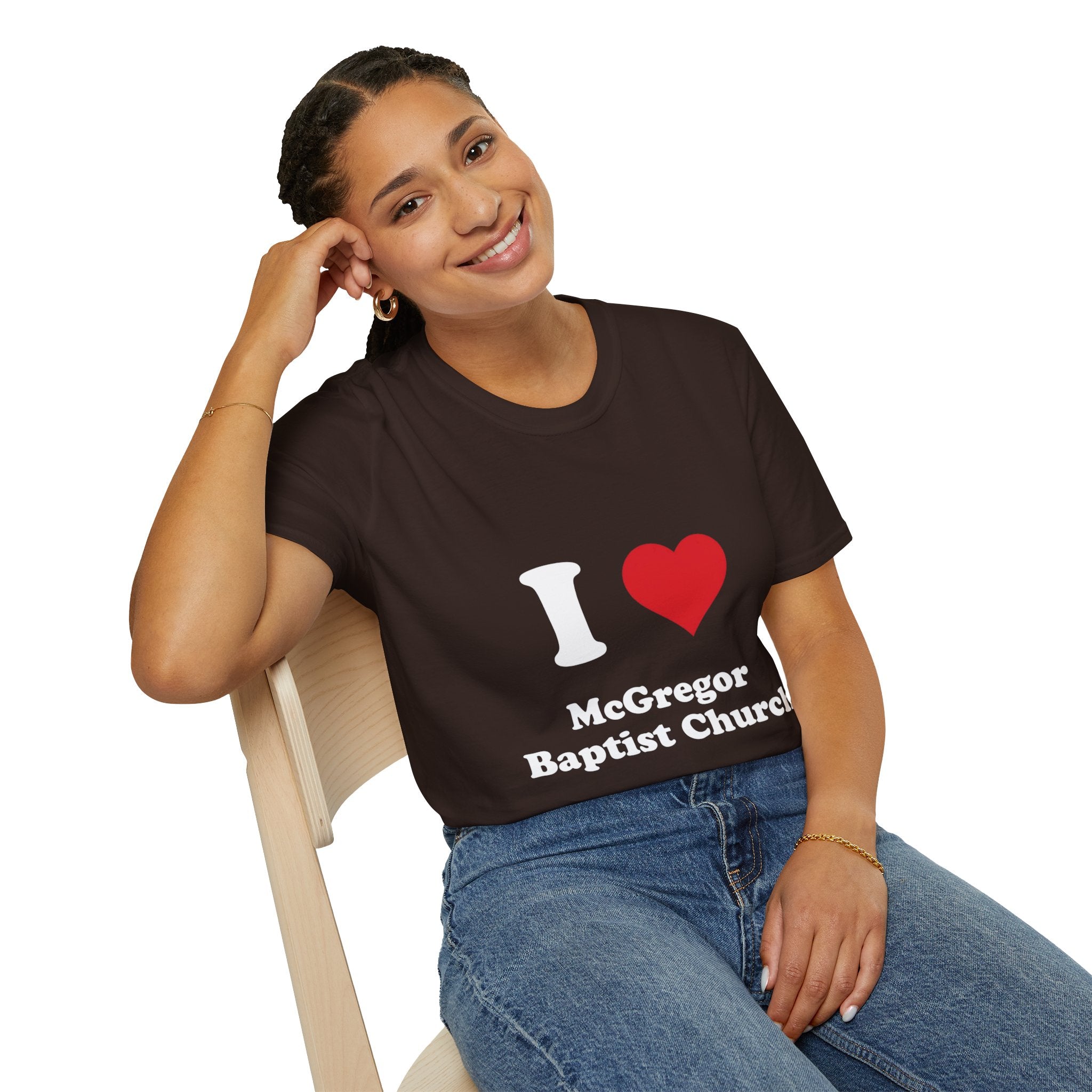 I Heart McGregor Baptist Church T-Shirt — Church Fan Tee