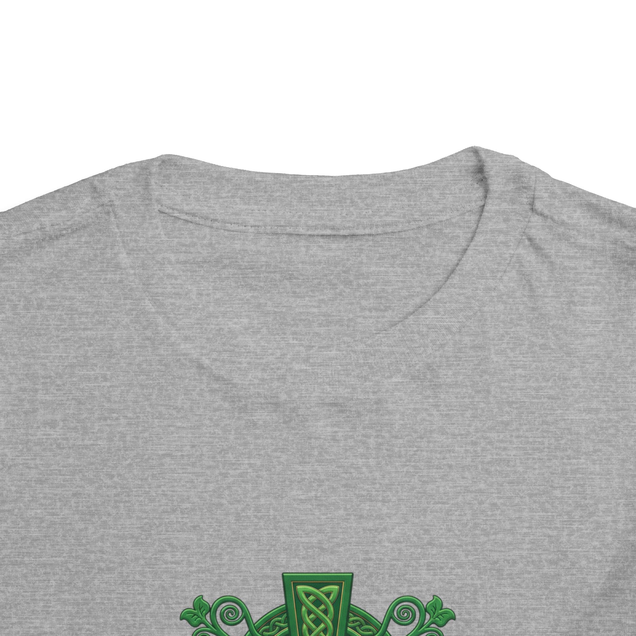 Toddler Tee — Green Celtic Cross Graphic (St. Patrick’s Day)