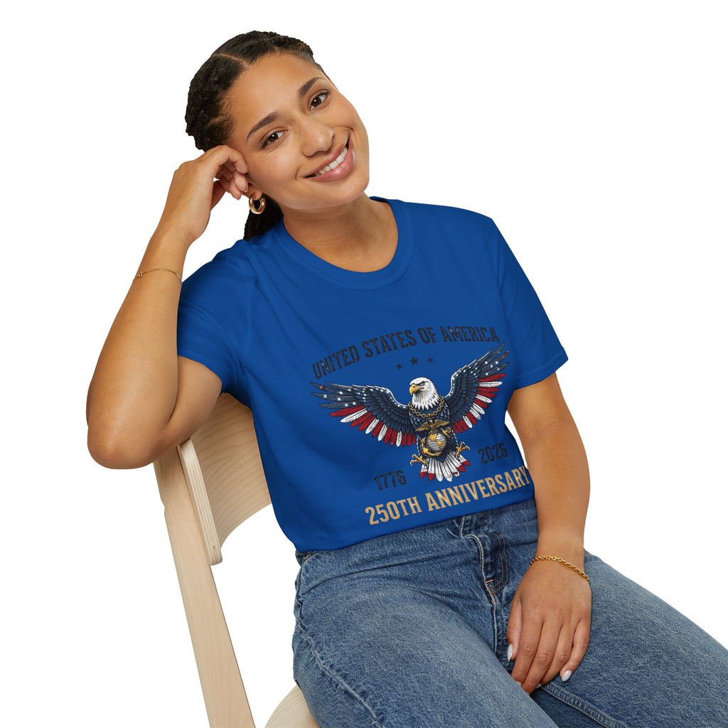 United States of America Eagle T-Shirt — 250th Anniversary 1776–2026 Patriotic Tee