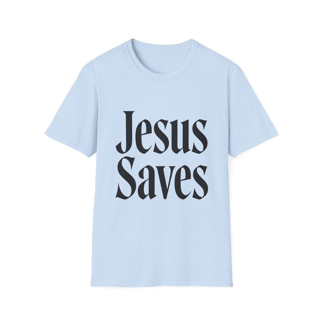 Jesus Saves T-Shirt — Bold Gospel Faith Tee