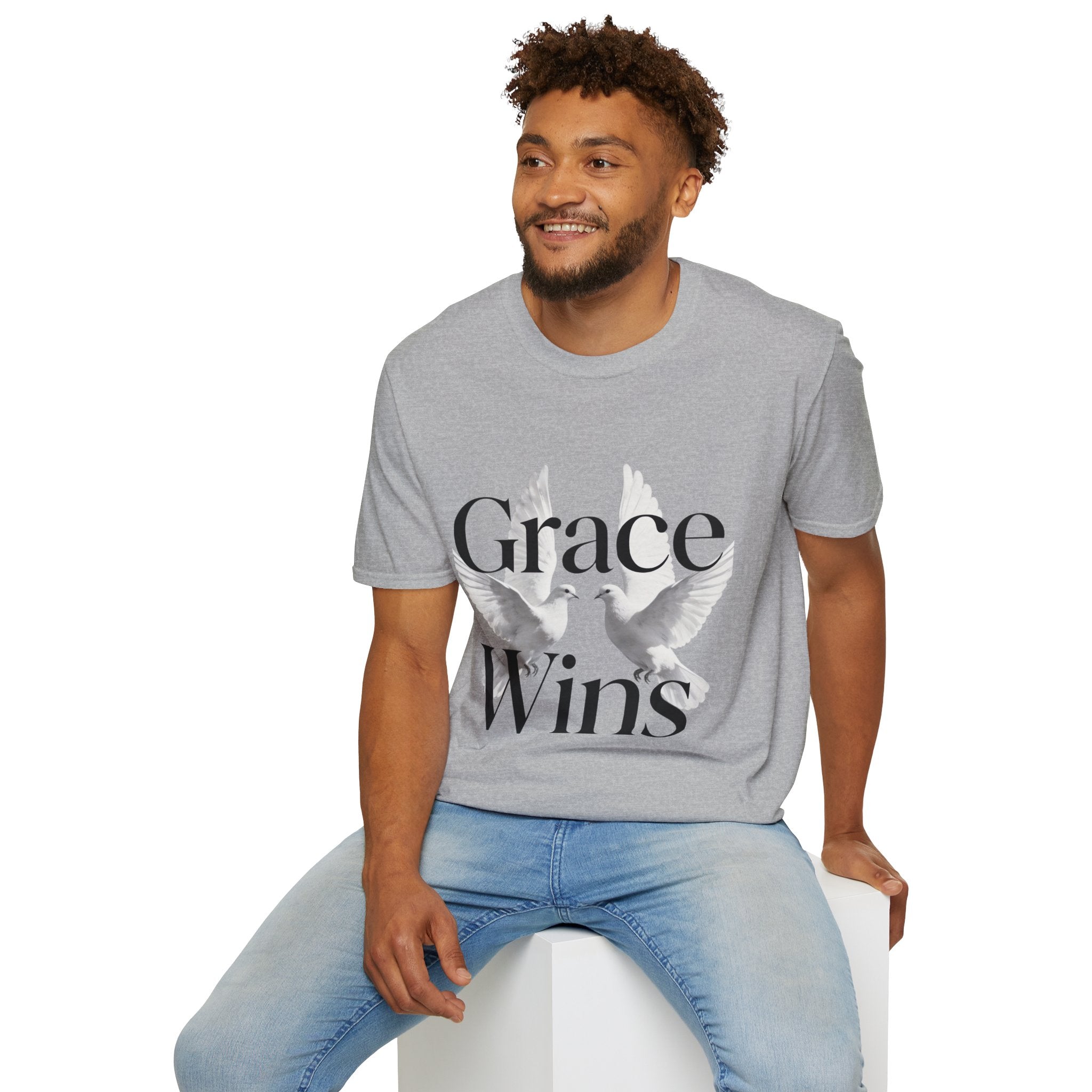 Grace Wins Doves Inspirational faith shirt