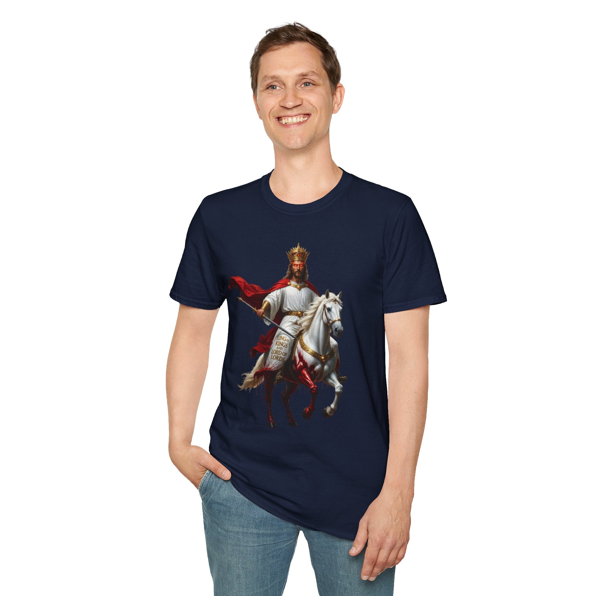 Jesus on a White Horse T-Shirt — Regal Historical Graphic Tee