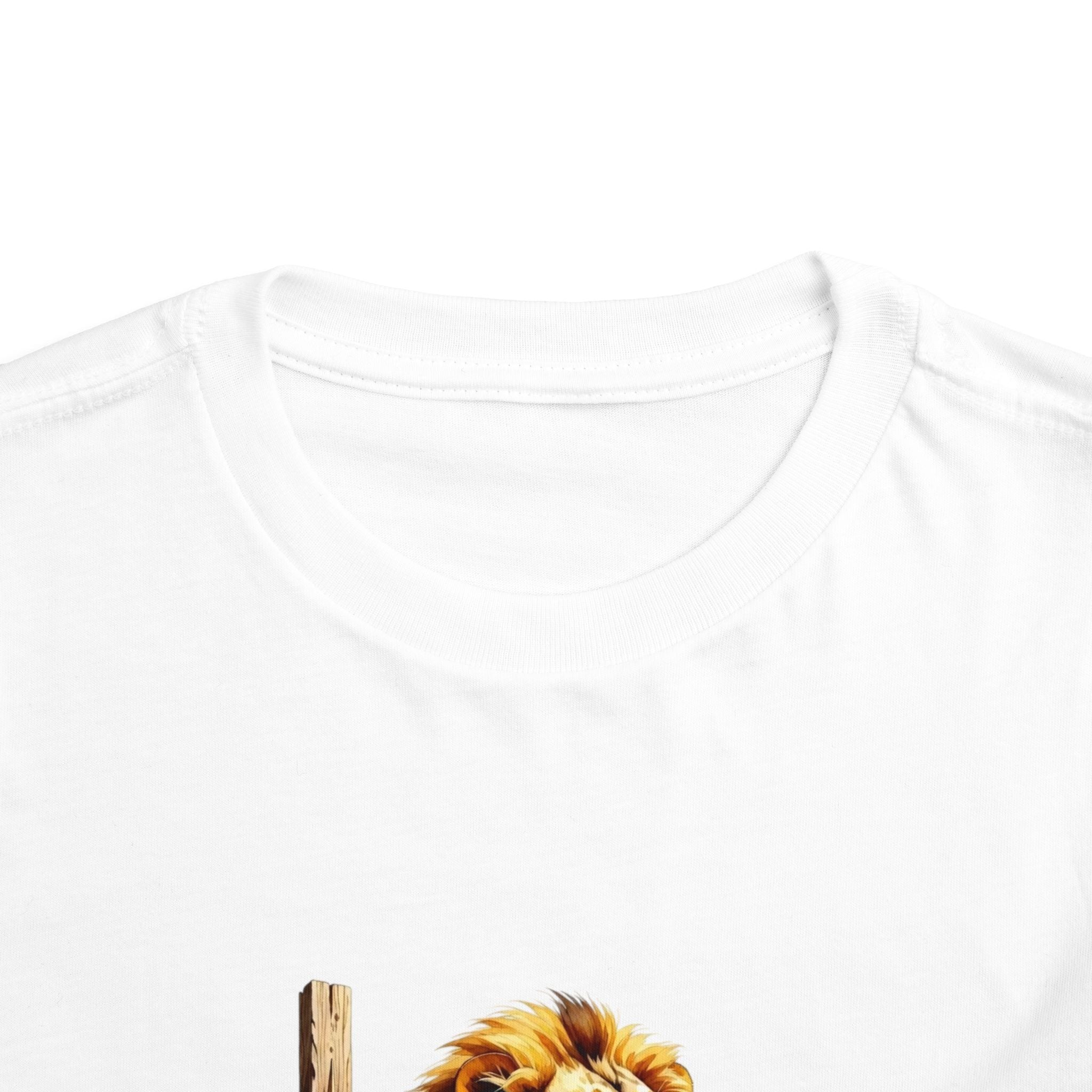 Child of Faith Toddler Tee — Lion & Cross Christian Kids Shirt