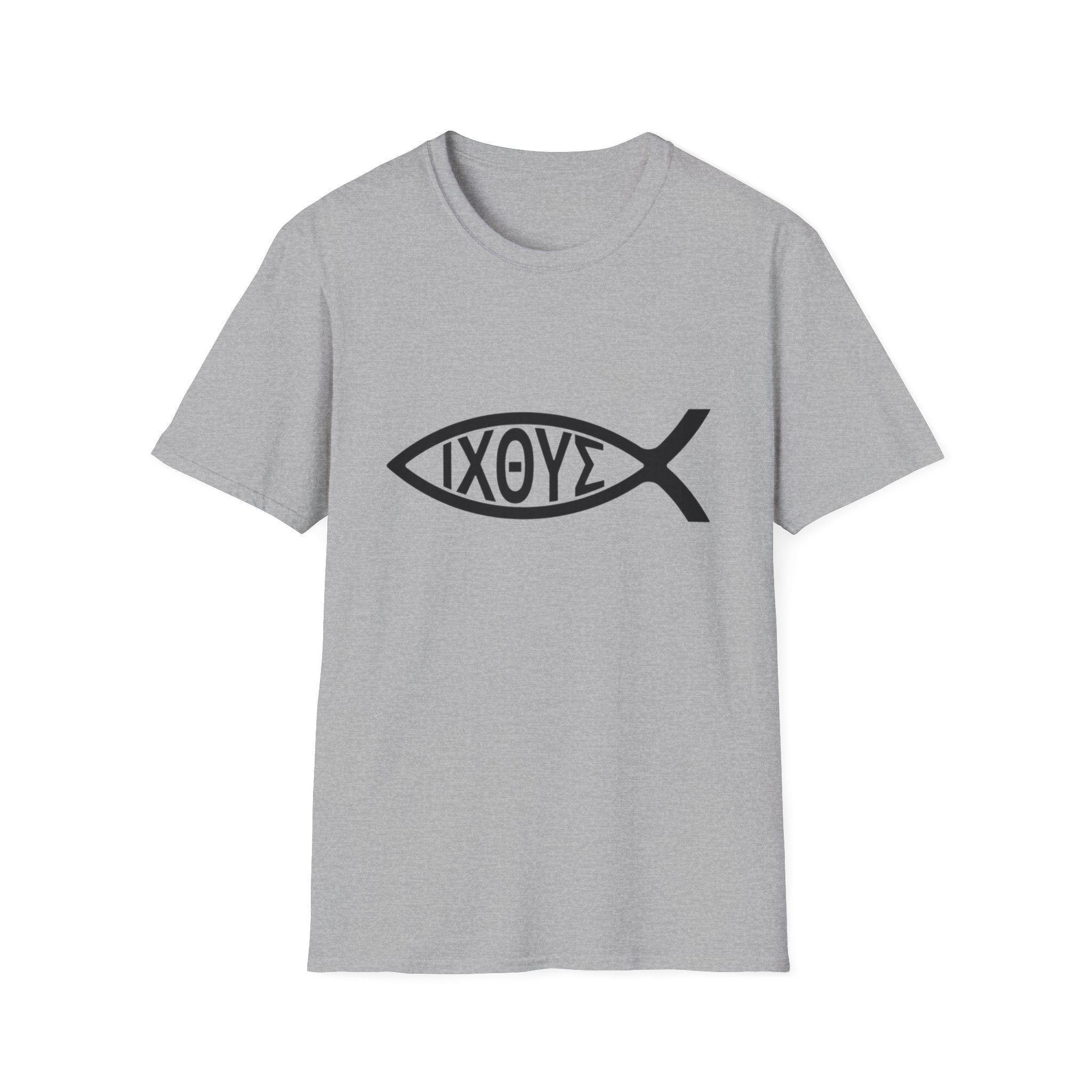 Christian Ichthys Fish T‑Shirt — IXΘΥΣ Symbol Faith Tee