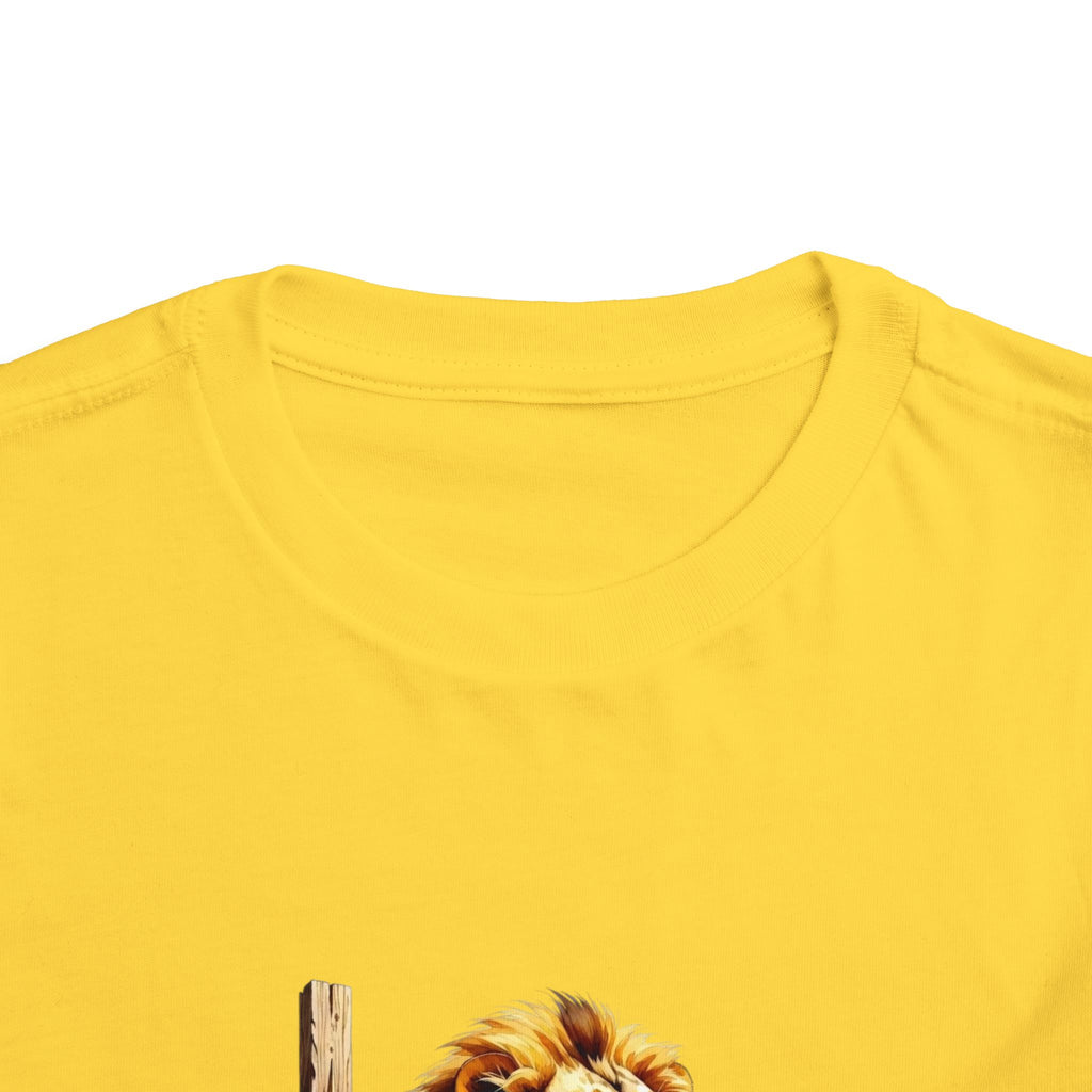 Child of Faith Toddler Tee — Lion & Cross Christian Kids Shirt