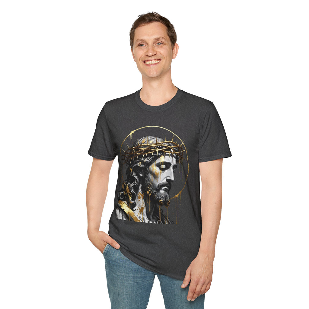 Jesus Portrait T-Shirt — Crown of Thorns Christian Tee