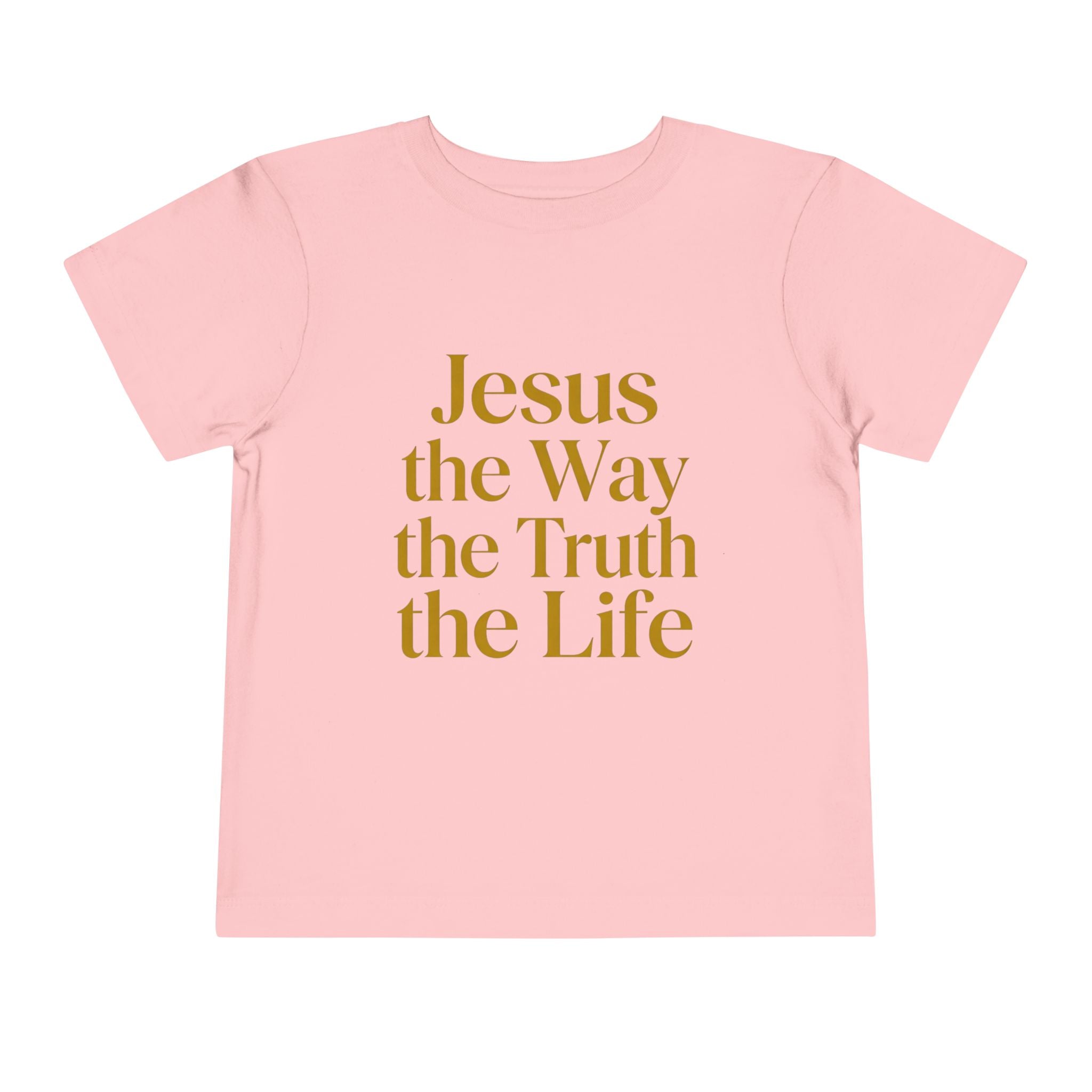 Toddler Tee — "Jesus the Way the Truth the Life" Christian Kids Shirt