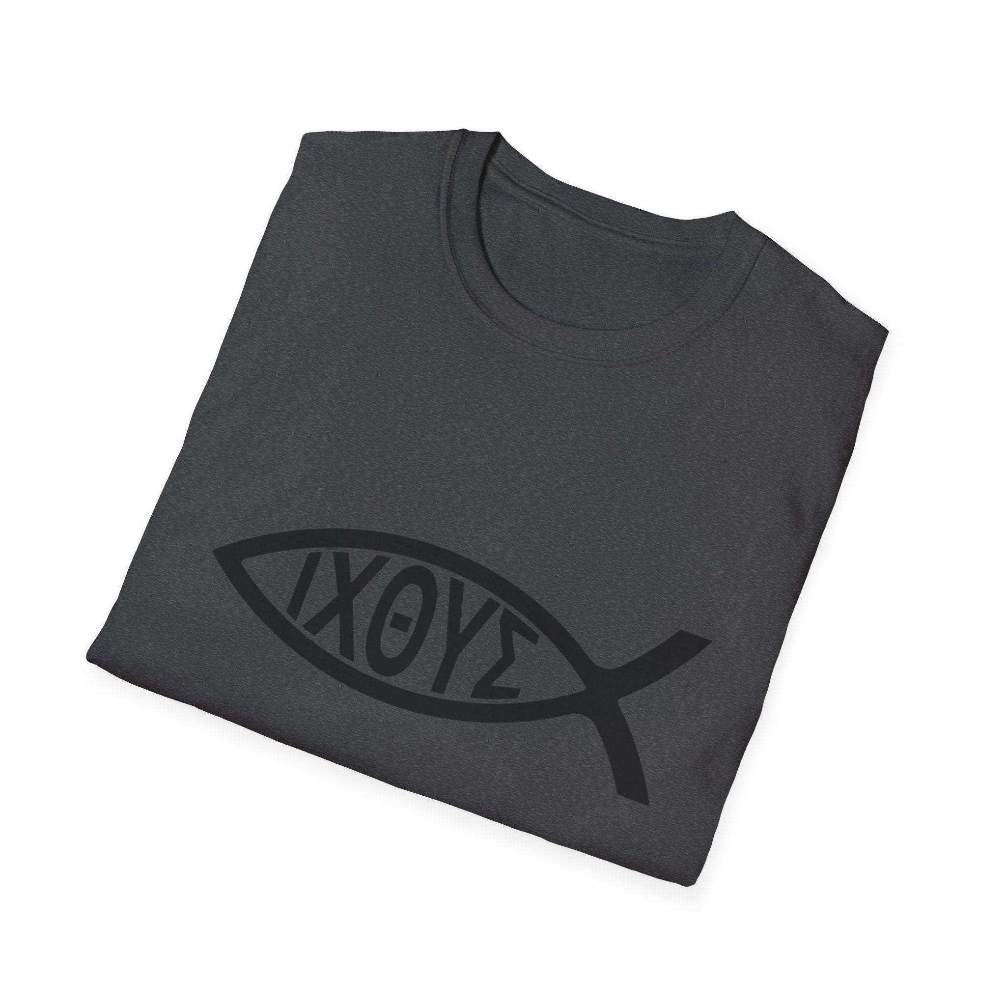 Christian Ichthys Fish T‑Shirt — IXΘΥΣ Symbol Faith Tee