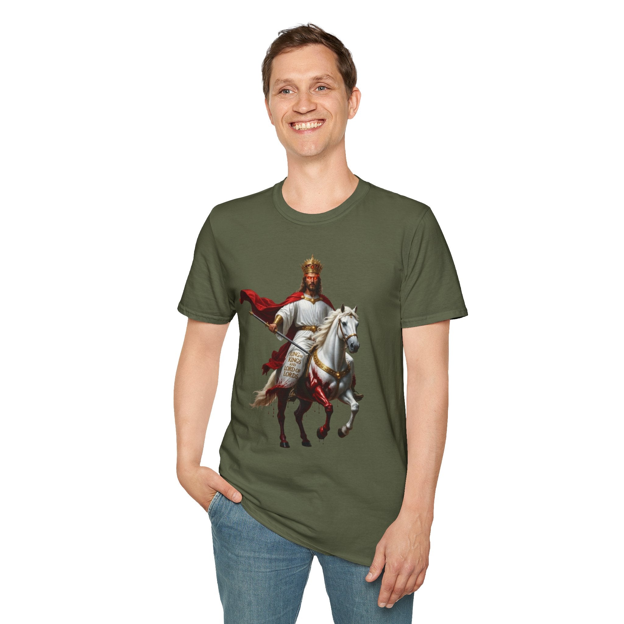 Jesus on a White Horse T-Shirt — Regal Historical Graphic Tee