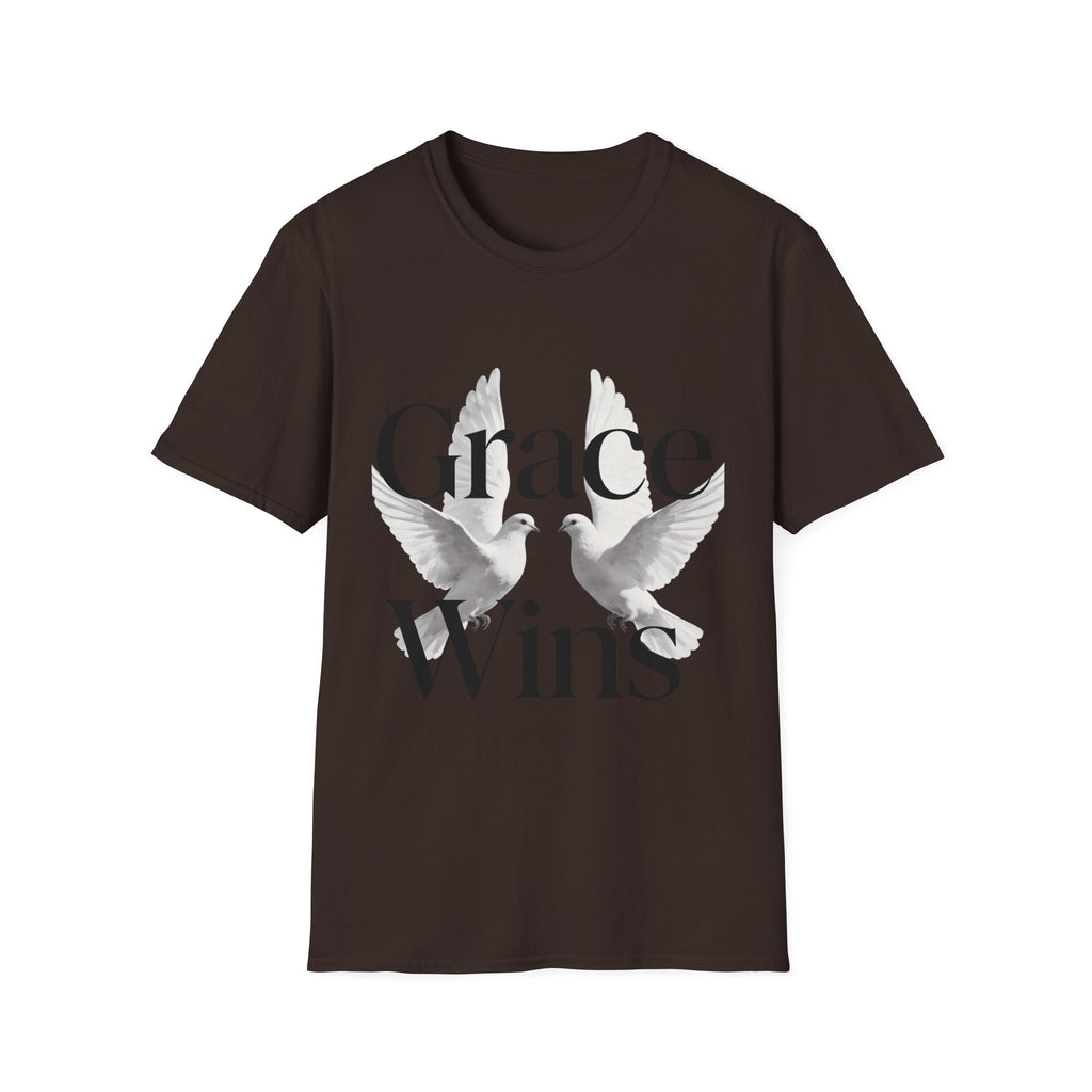 Grace Wins Doves Inspirational faith shirt