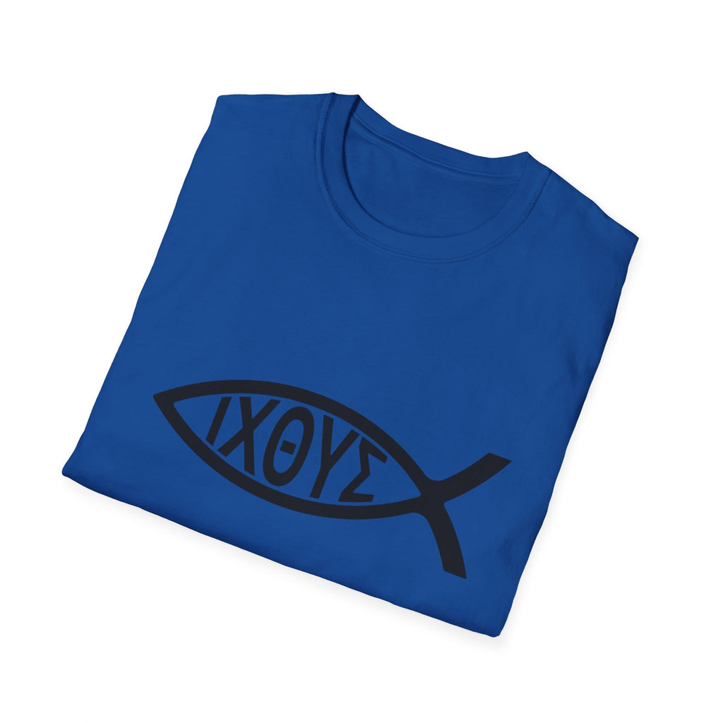 Christian Ichthys Fish T‑Shirt — IXΘΥΣ Symbol Faith Tee