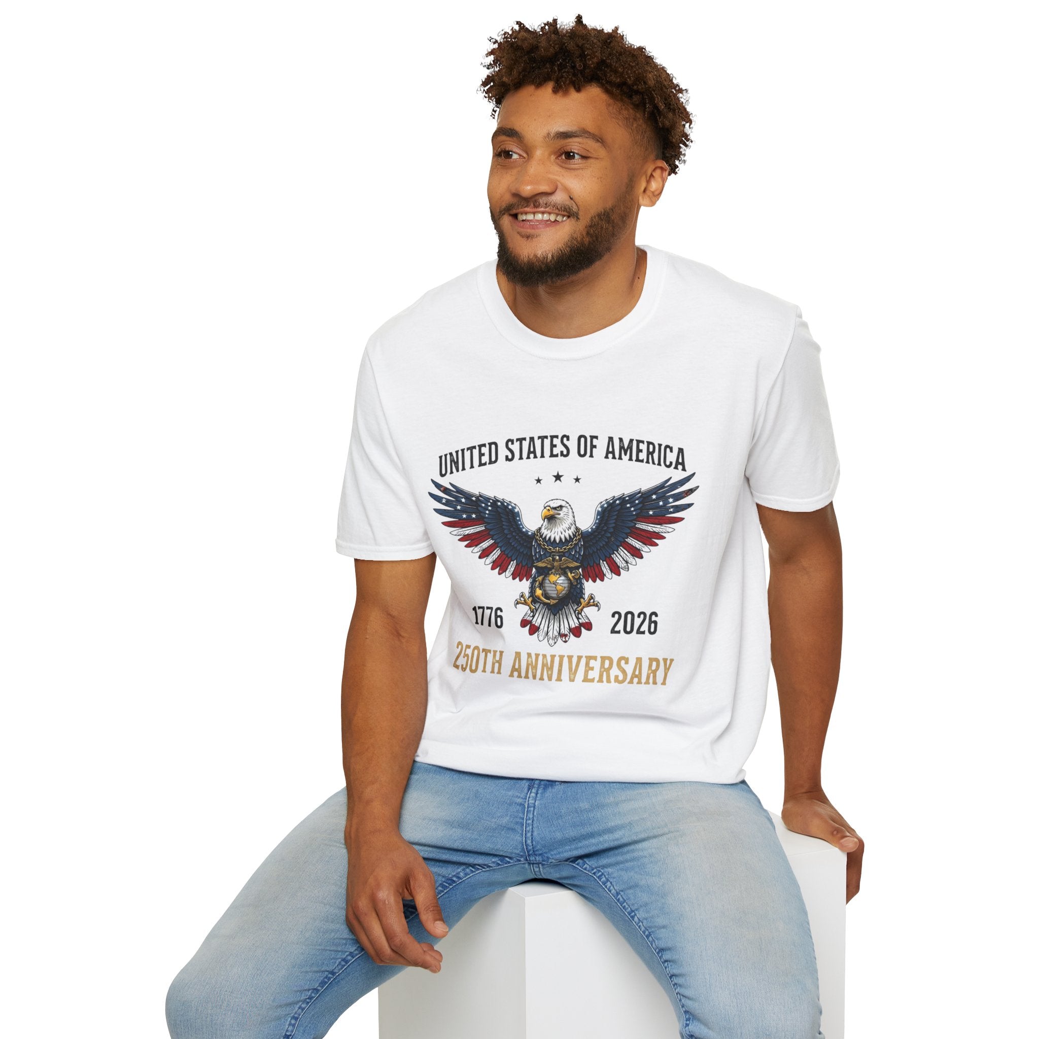United States of America Eagle T-Shirt — 250th Anniversary 1776–2026 Patriotic Tee