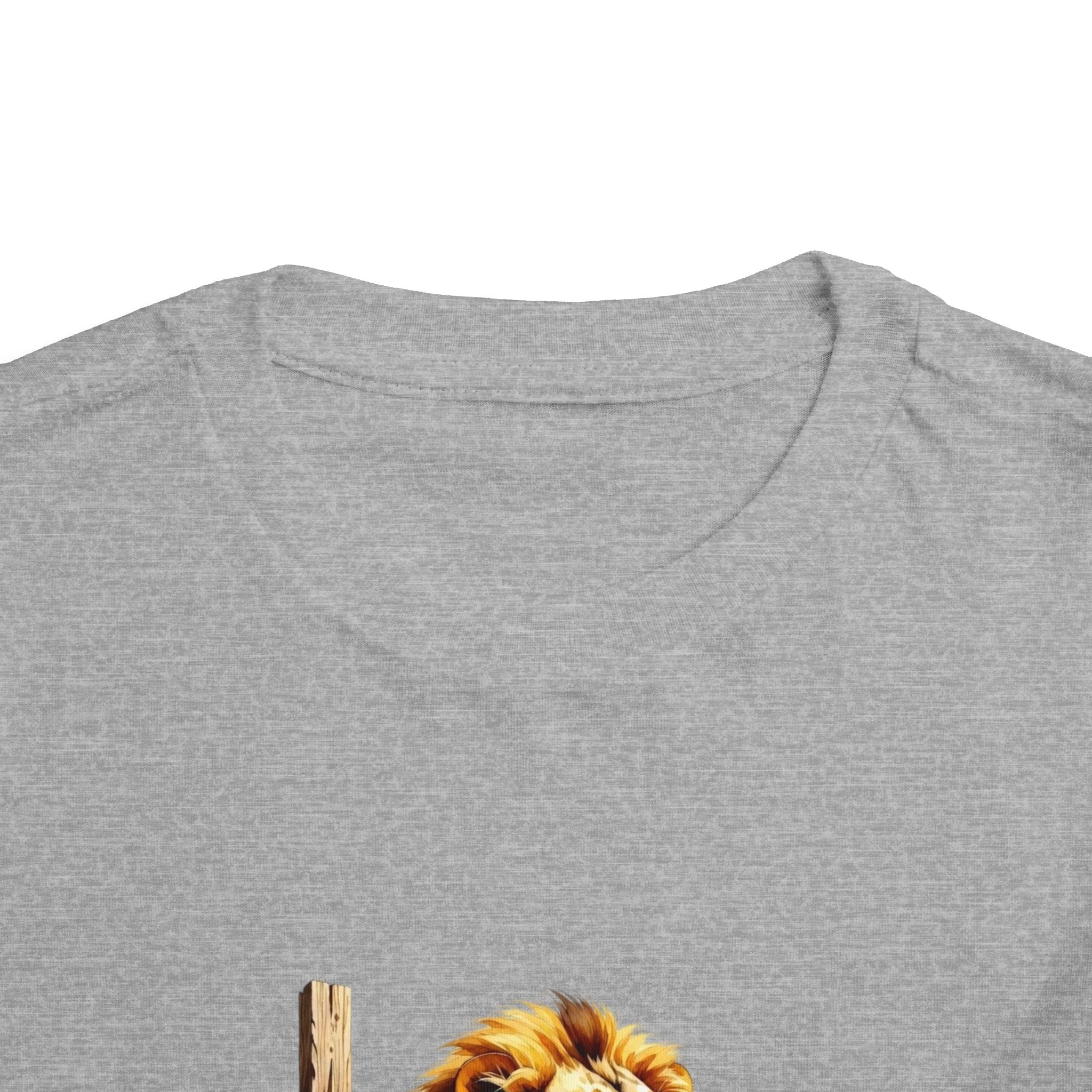 Child of Faith Toddler Tee — Lion & Cross Christian Kids Shirt