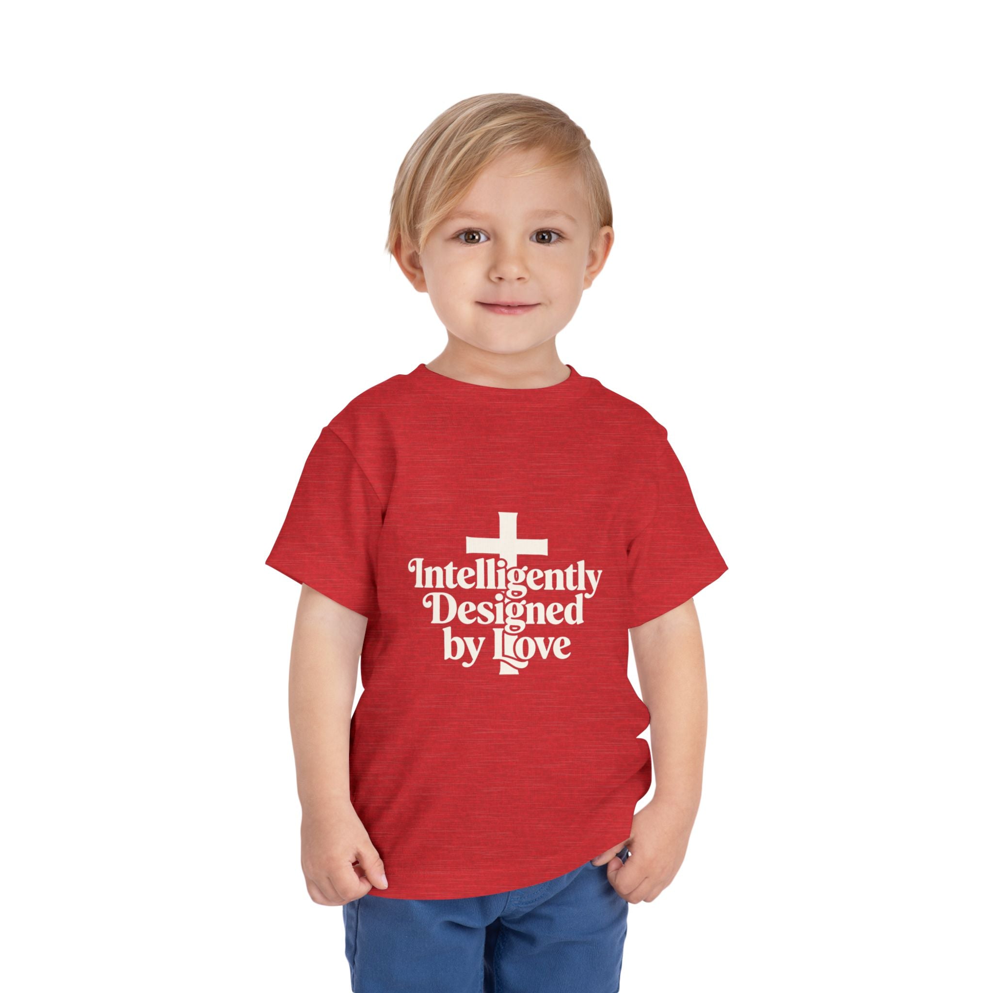 Toddler Tee — "Intelligently Designed by Love" Toddler Shirt