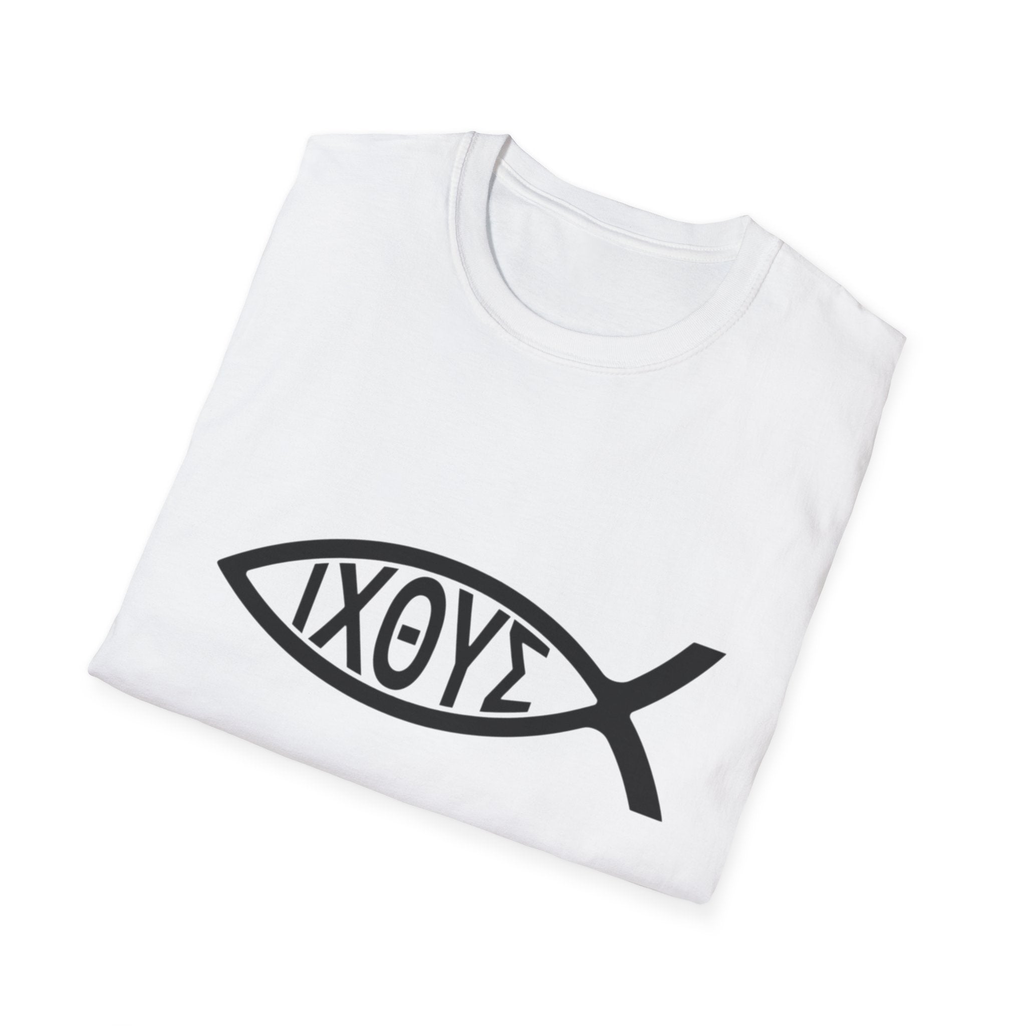 Christian Ichthys Fish T‑Shirt — IXΘΥΣ Symbol Faith Tee