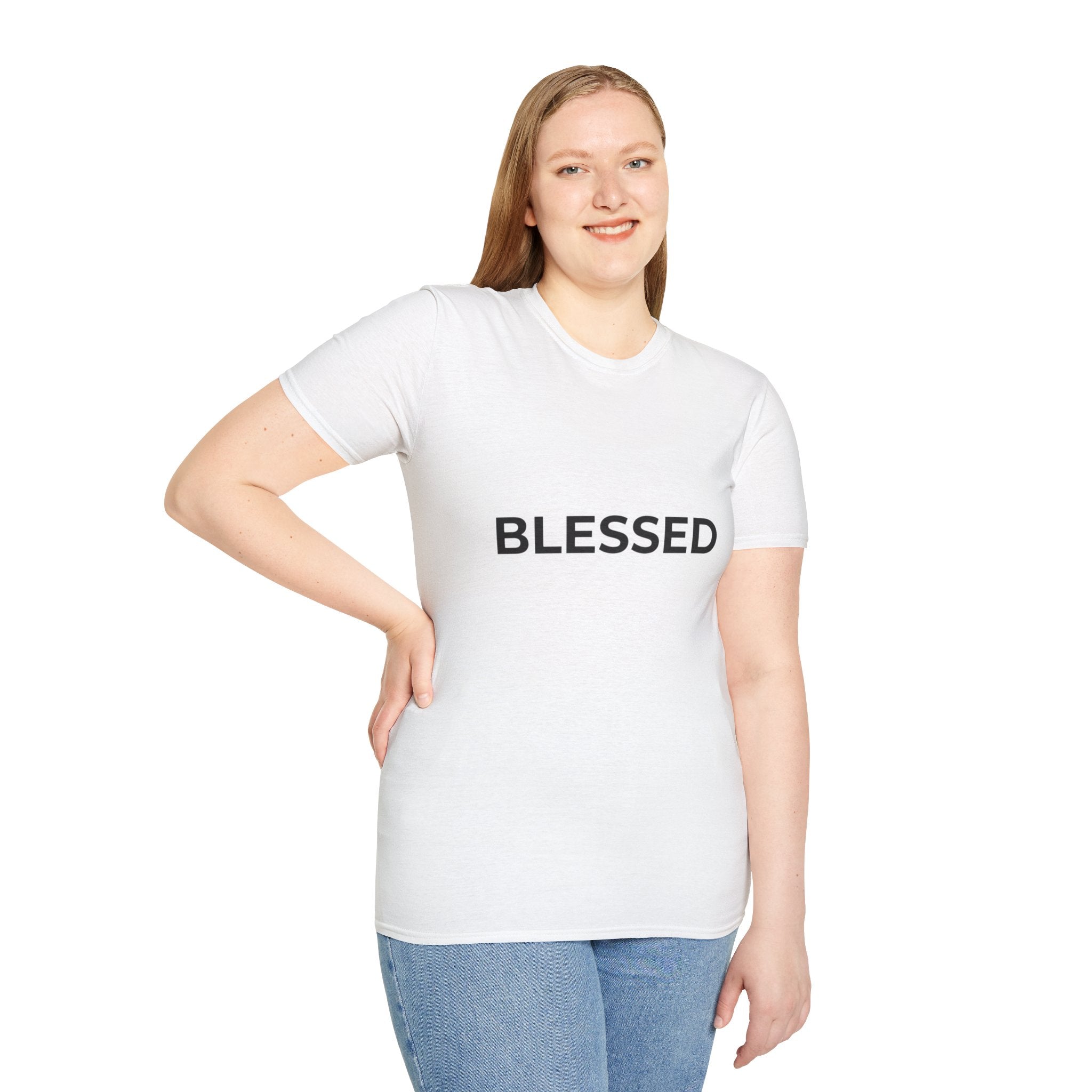 Blessed T-Shirt — Minimal Faith Graphic Tee