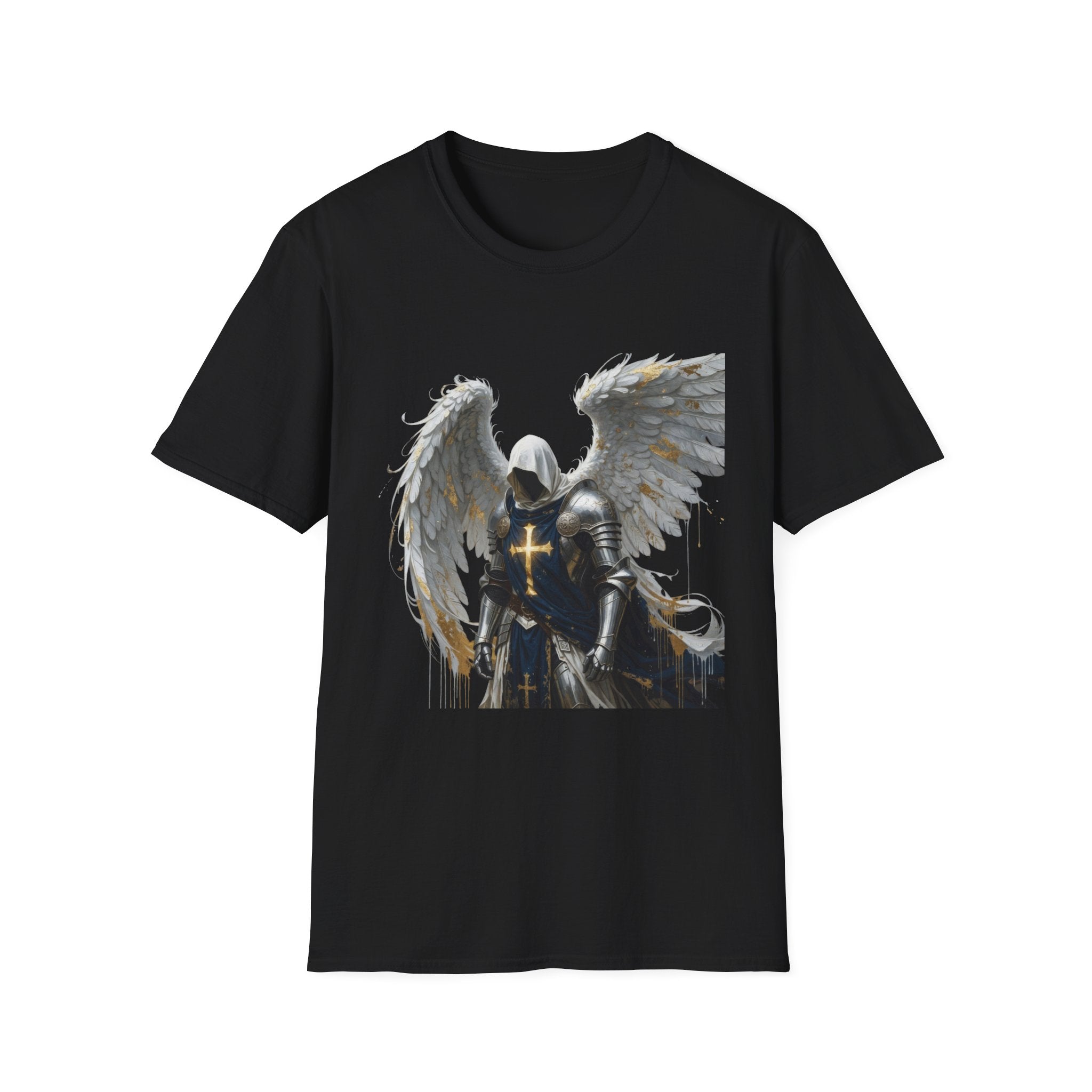 Angel Knight T-Shirt — Gothic Winged Crusader Graphic Tee