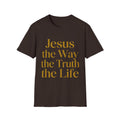 Jesus the Way the Truth the Life T-Shirt — Christian Faith Tee