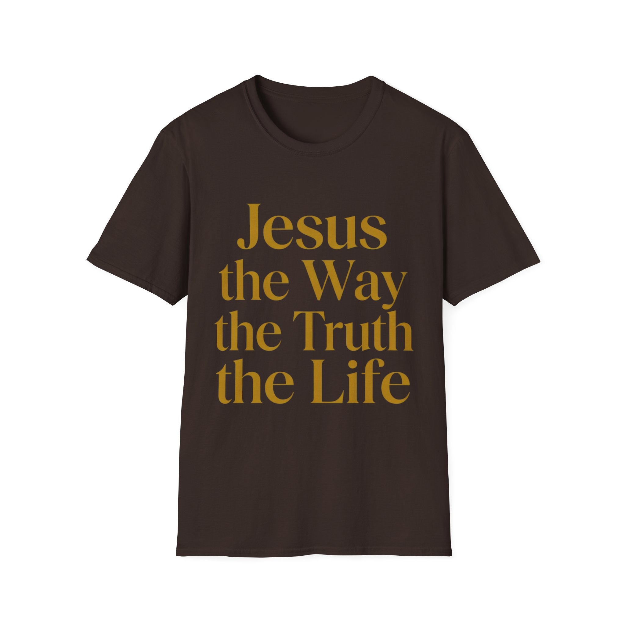 Jesus the Way the Truth the Life T-Shirt — Christian Faith Tee