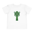 Toddler Tee — Green Celtic Cross Graphic (St. Patrick’s Day)