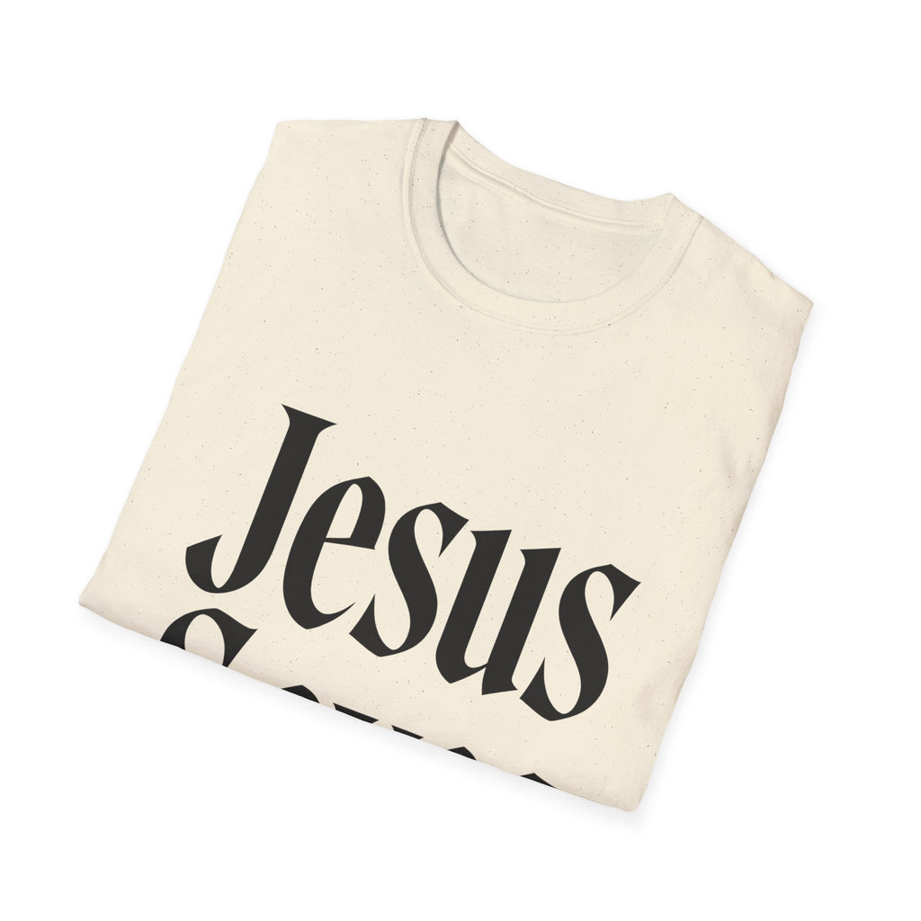 Jesus Saves T-Shirt — Bold Gospel Faith Tee