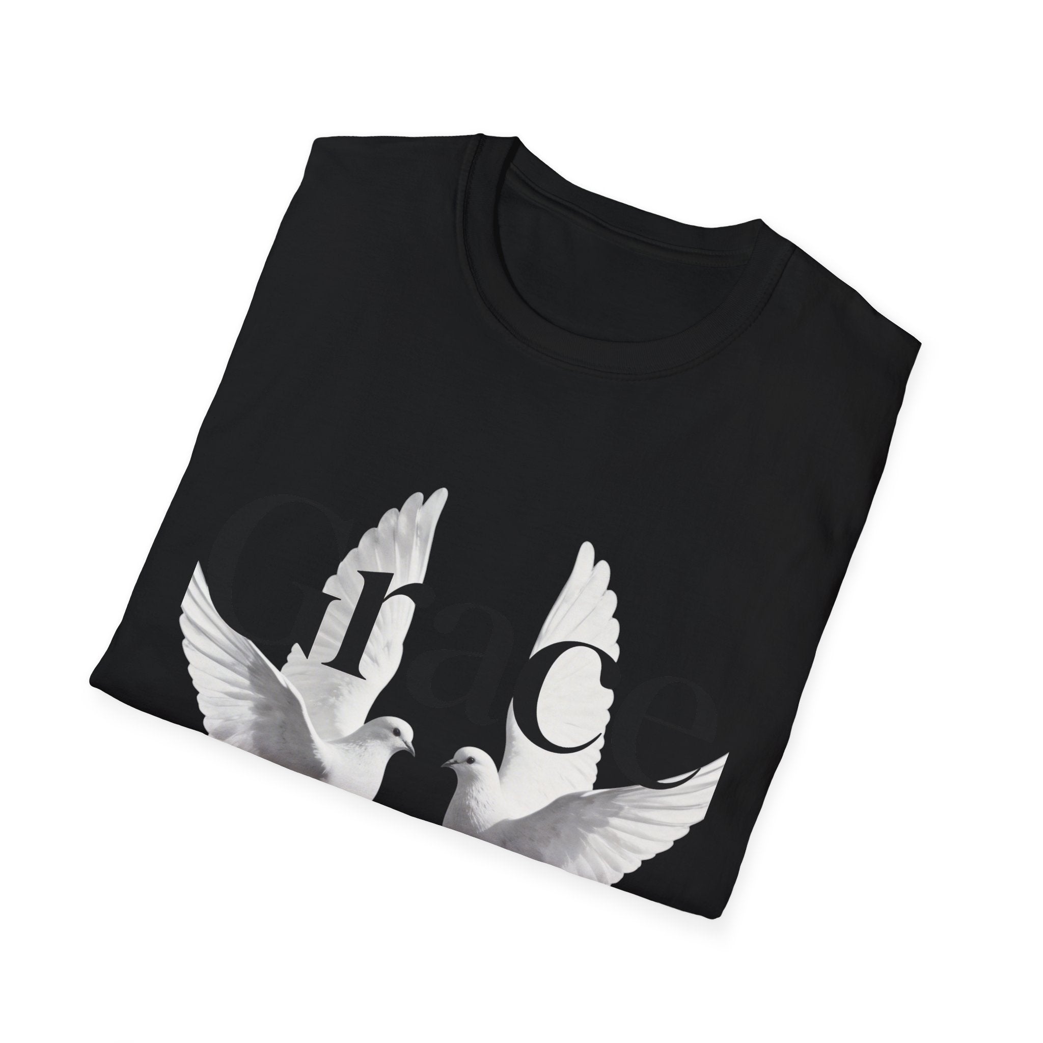 T-Shirt — Grace Wins Doves Inspirational faith shirt