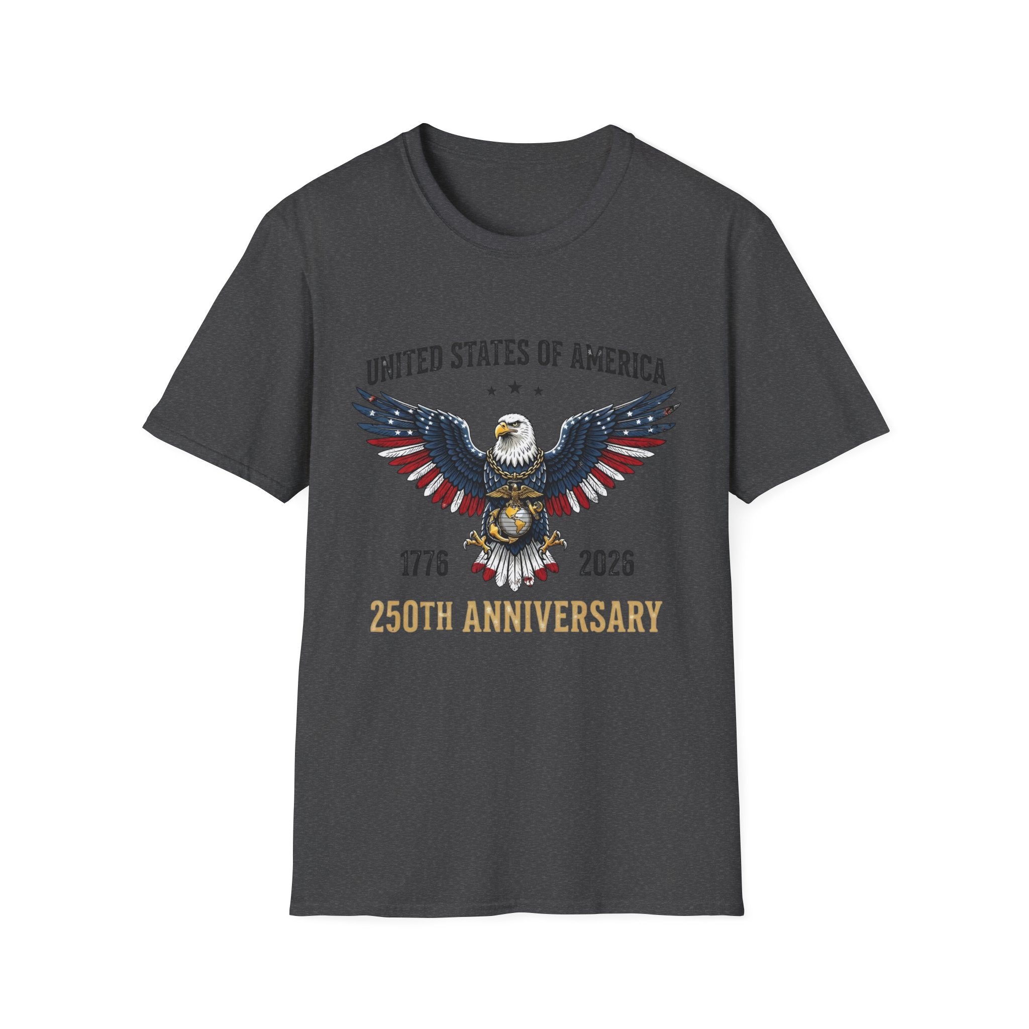 United States of America Eagle T-Shirt — 250th Anniversary 1776–2026 Patriotic Tee