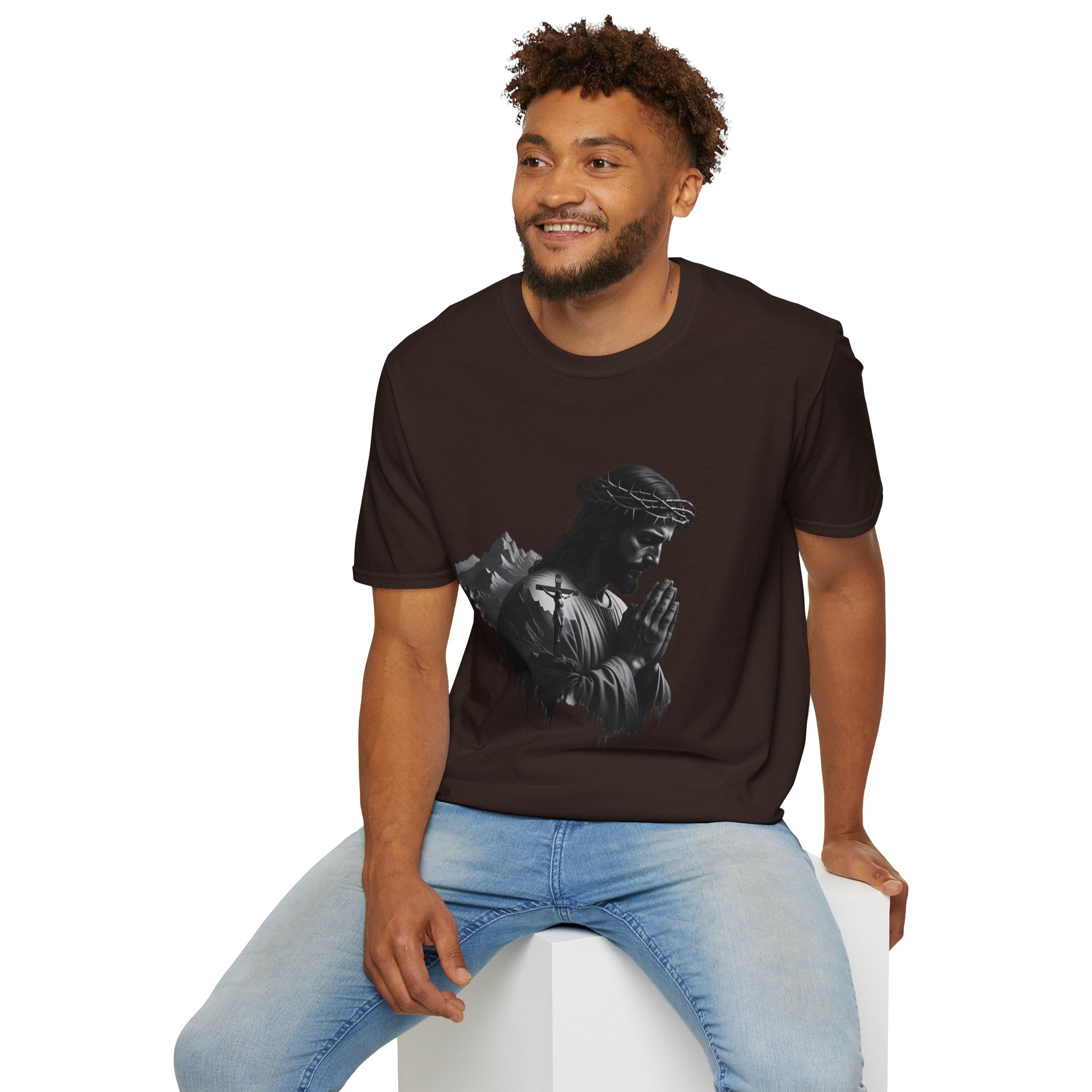 Praying Jesus Graphic T-Shirt
