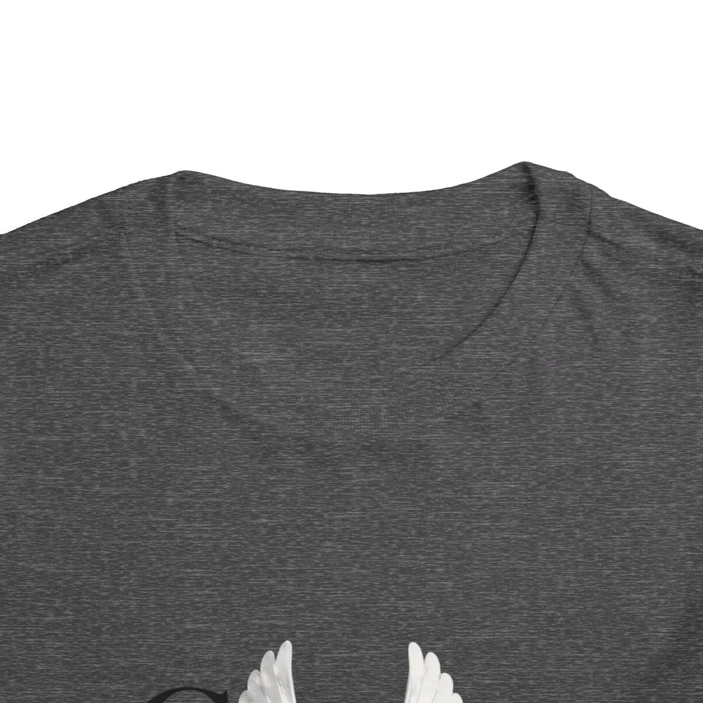 Toddler Tee — "Grace Wins" Dove Graphic Christian Short Sleeve Shirt