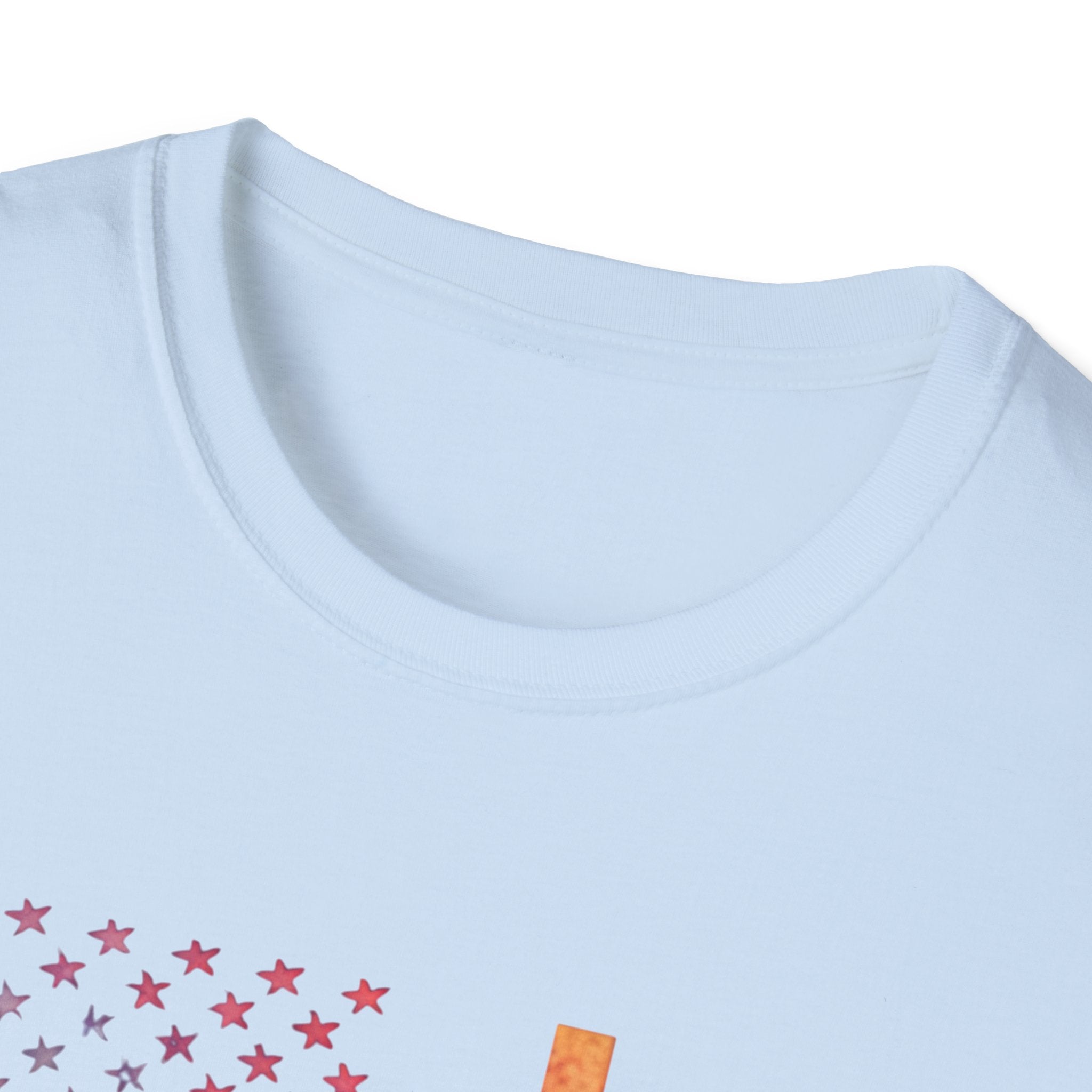 Faith Over Fear American Flag T-Shirt — Christian Cross Patriotic Tee