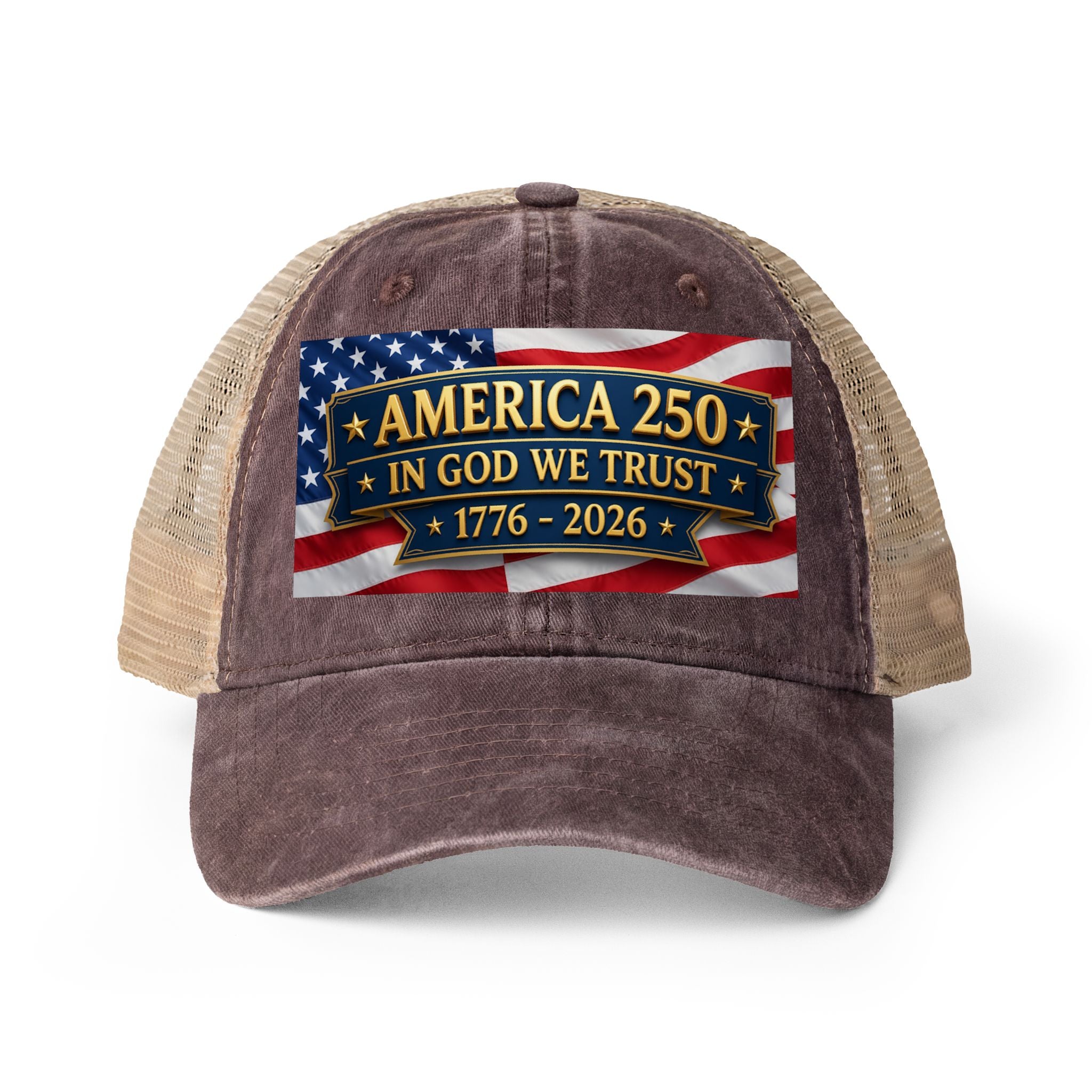 Women's Washed Mesh-Back Cap